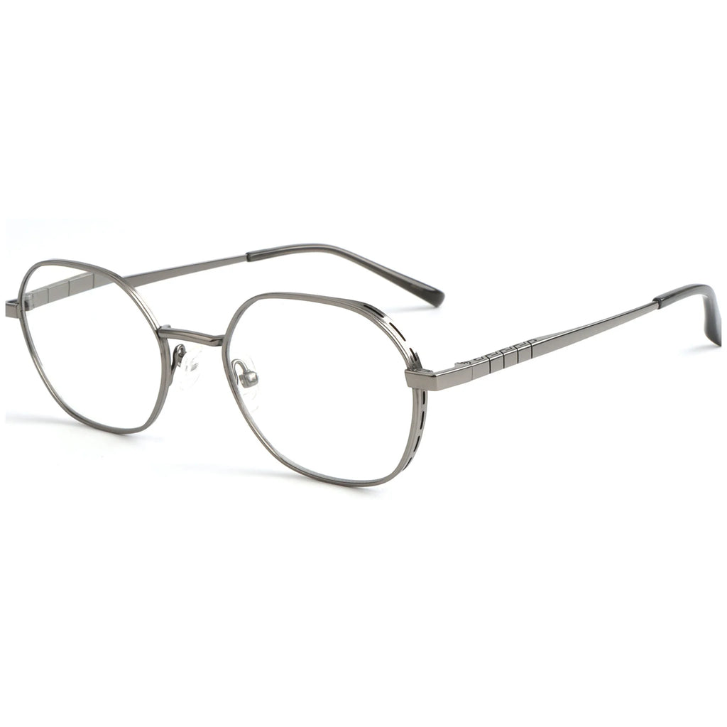 Fabricante de gafas geométricas de titanio JC-86011 - Joyiris