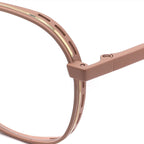 Fabricante de gafas redondas de titanio JC-86017 - Joyiris