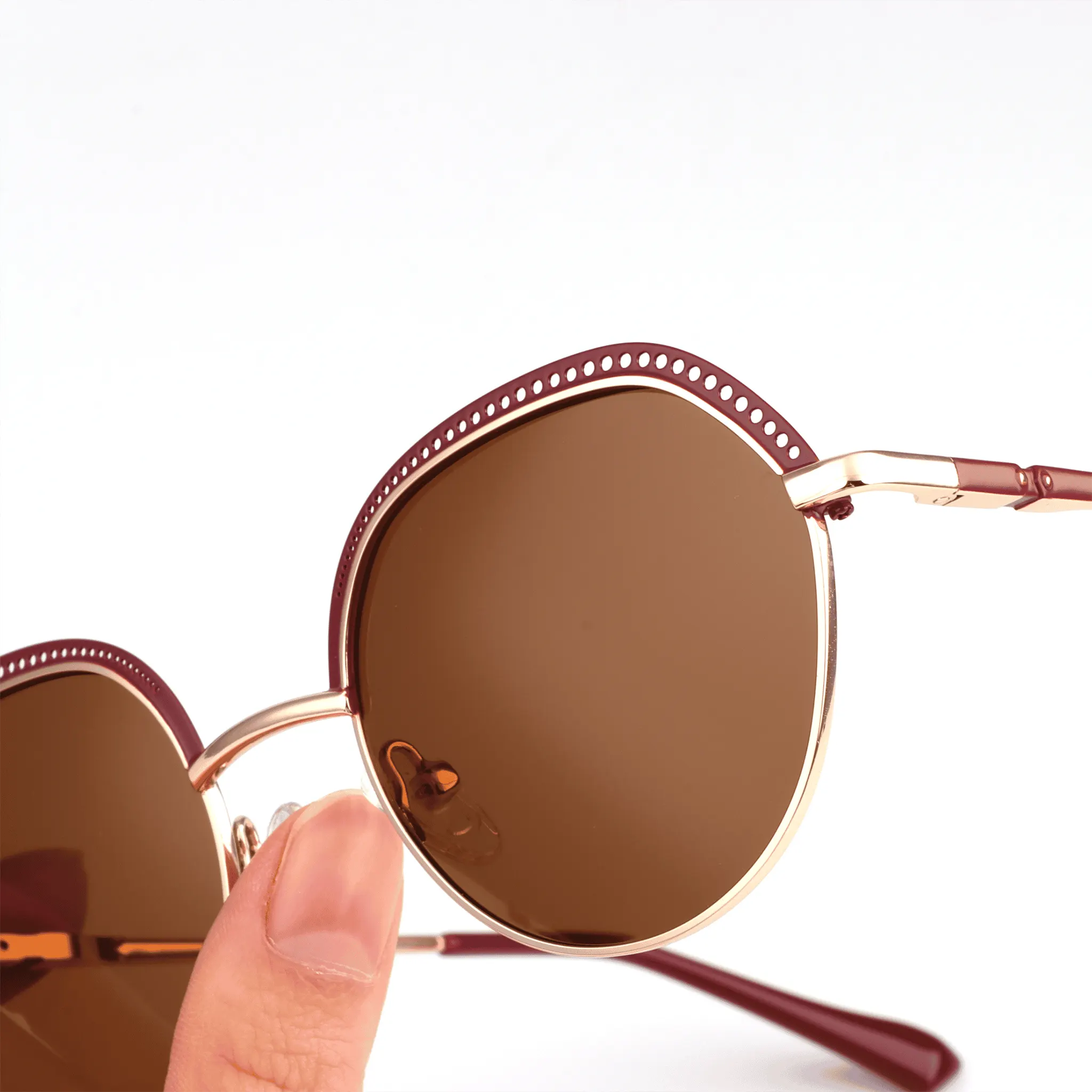 Fabricante de gafas redondas de metal JC-86651 - Joyiris