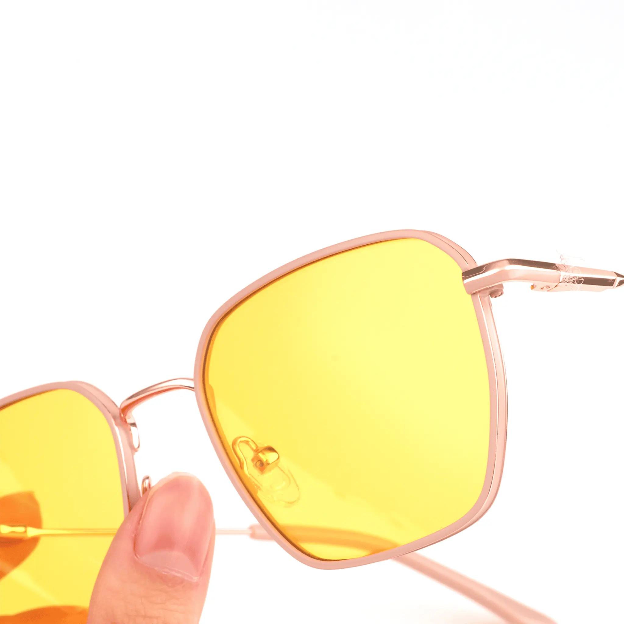 Gafas rectangulares de metal JC-86721 Fabricante - Joyiris