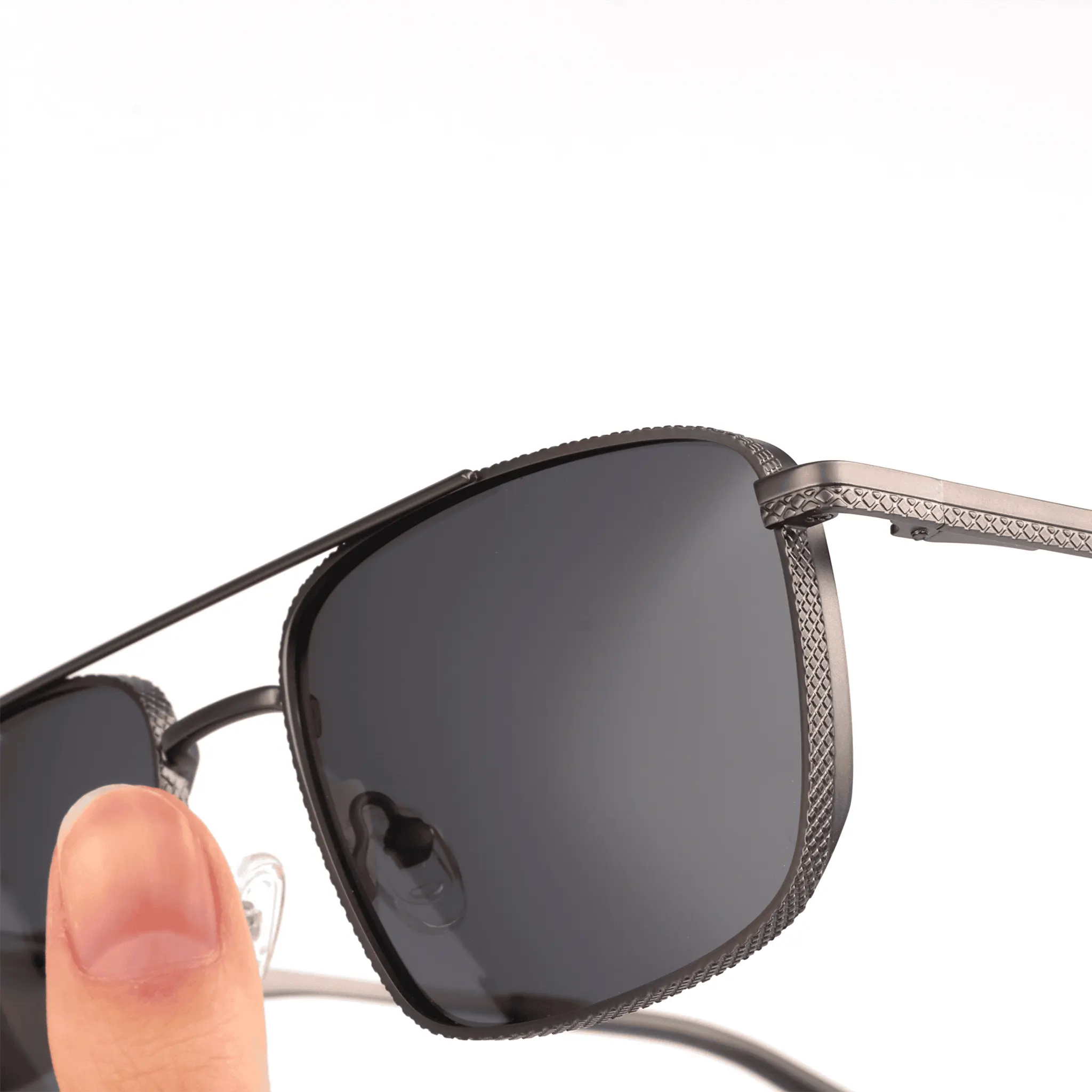 Gafas rectangulares de metal JC-87391 Fabricante - Joyiris