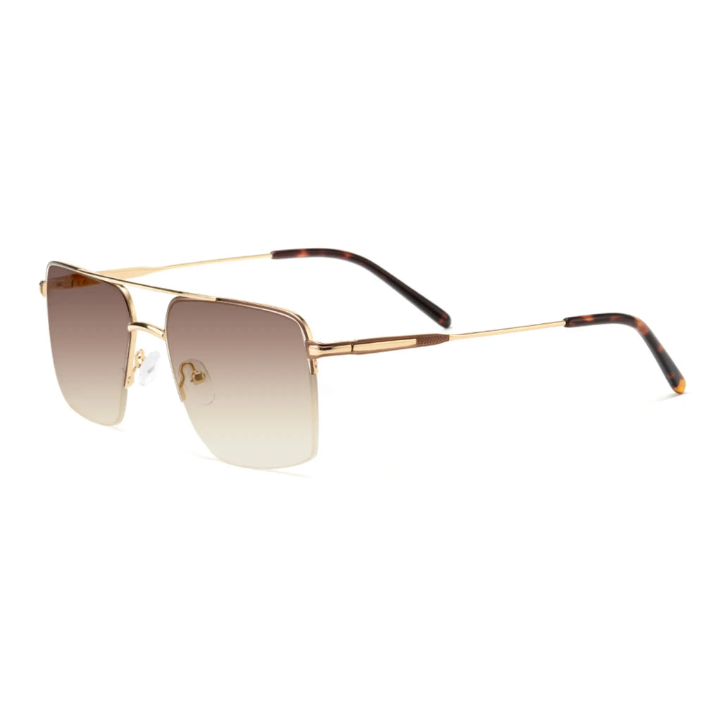 Fabricante de gafas geométricas de metal JR-4545S - Joyiris