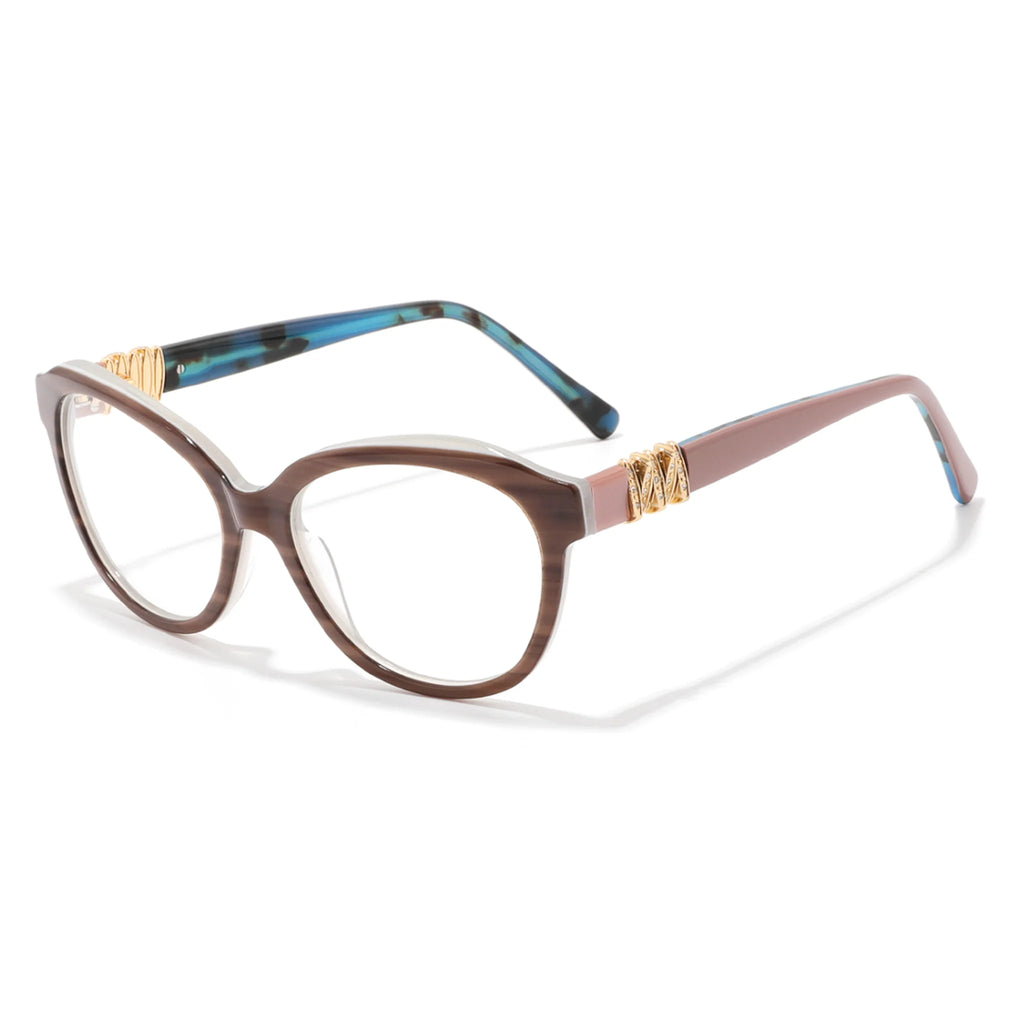 Montura óptica ovalada de acetato JT-21007 - Joyiris Eyewear