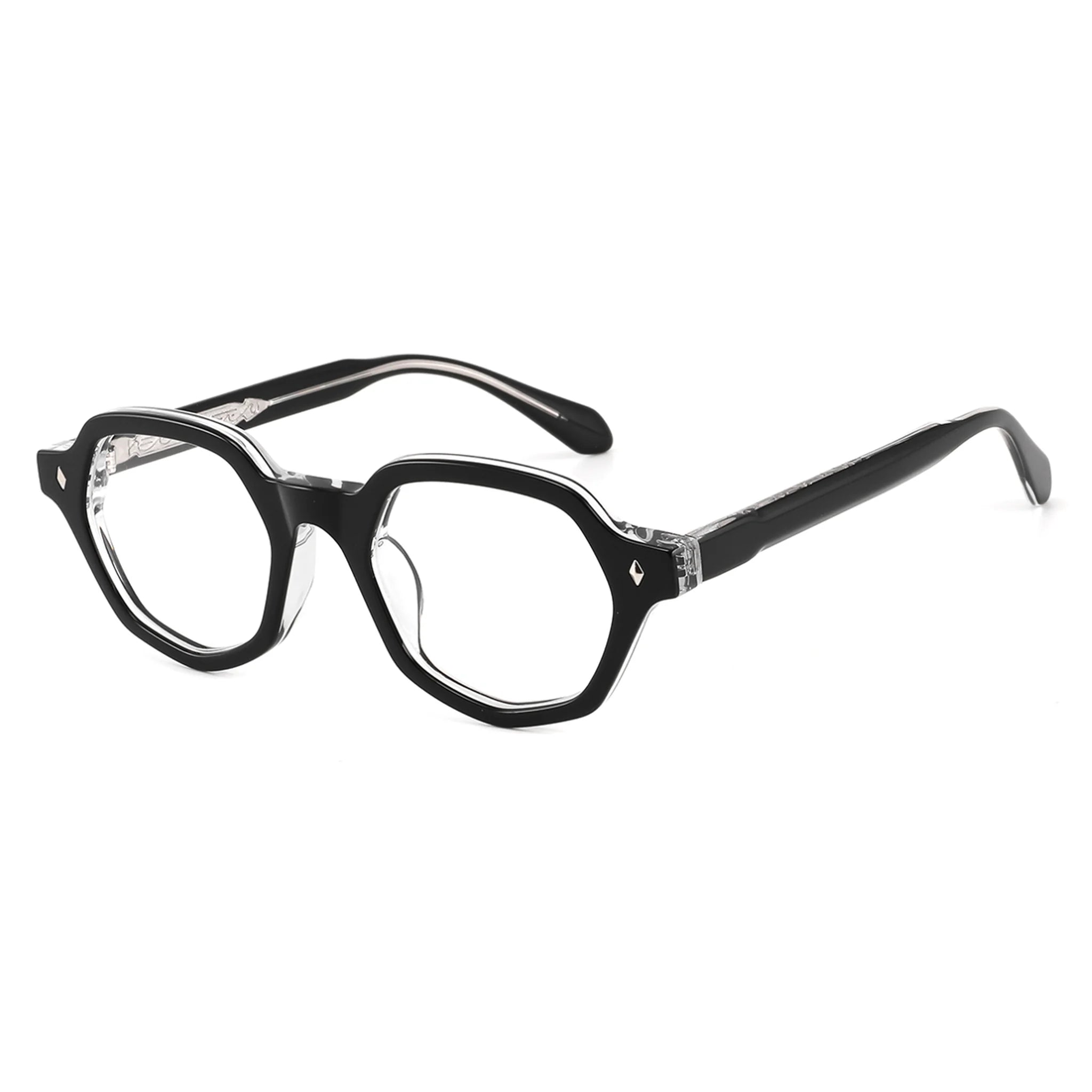Monturas ópticas geométricas de acetato JT-GL6630 - Joyiris Eyewear