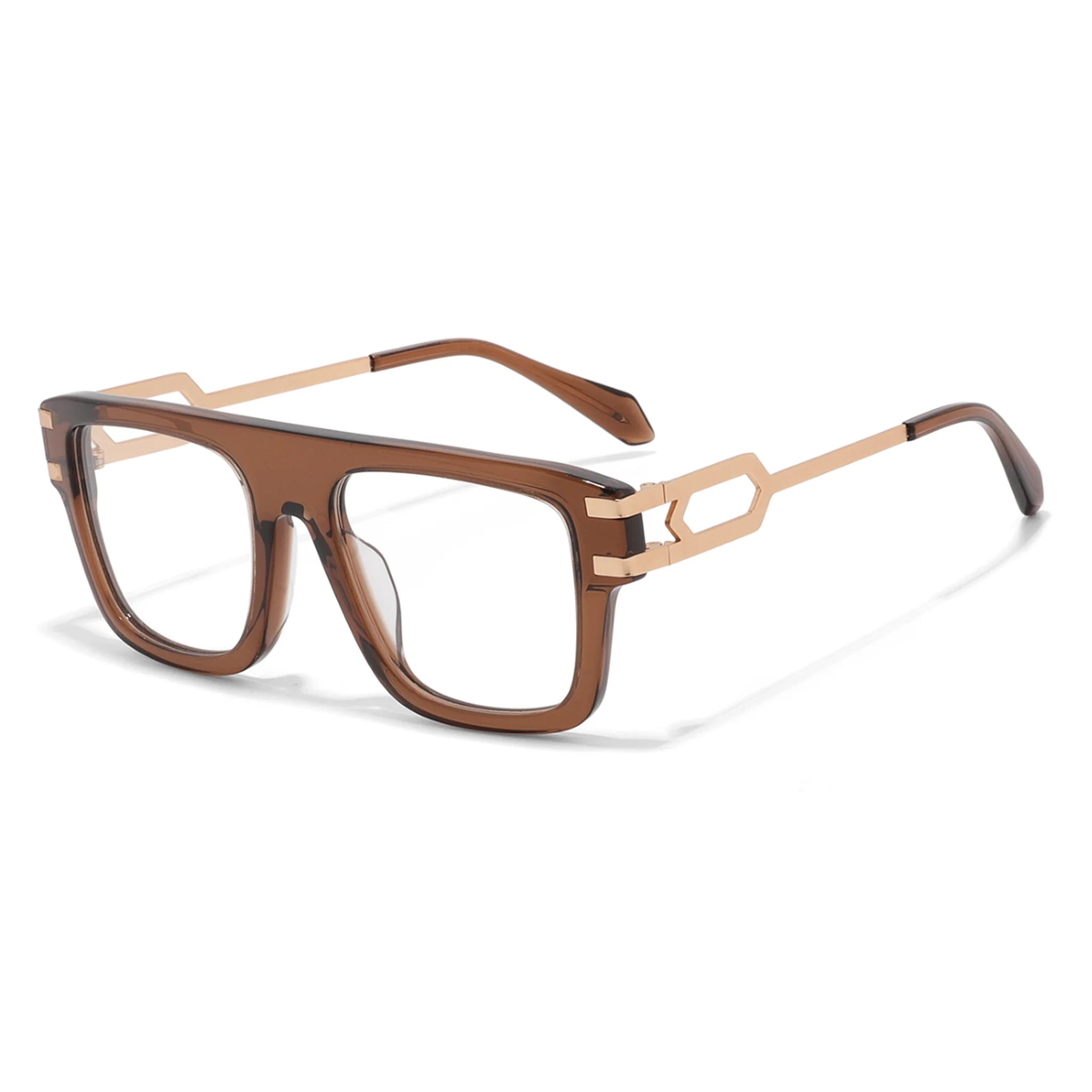 Montura óptica cuadrada de acetato y metal JT-GL6674 - Joyiris Eyewear