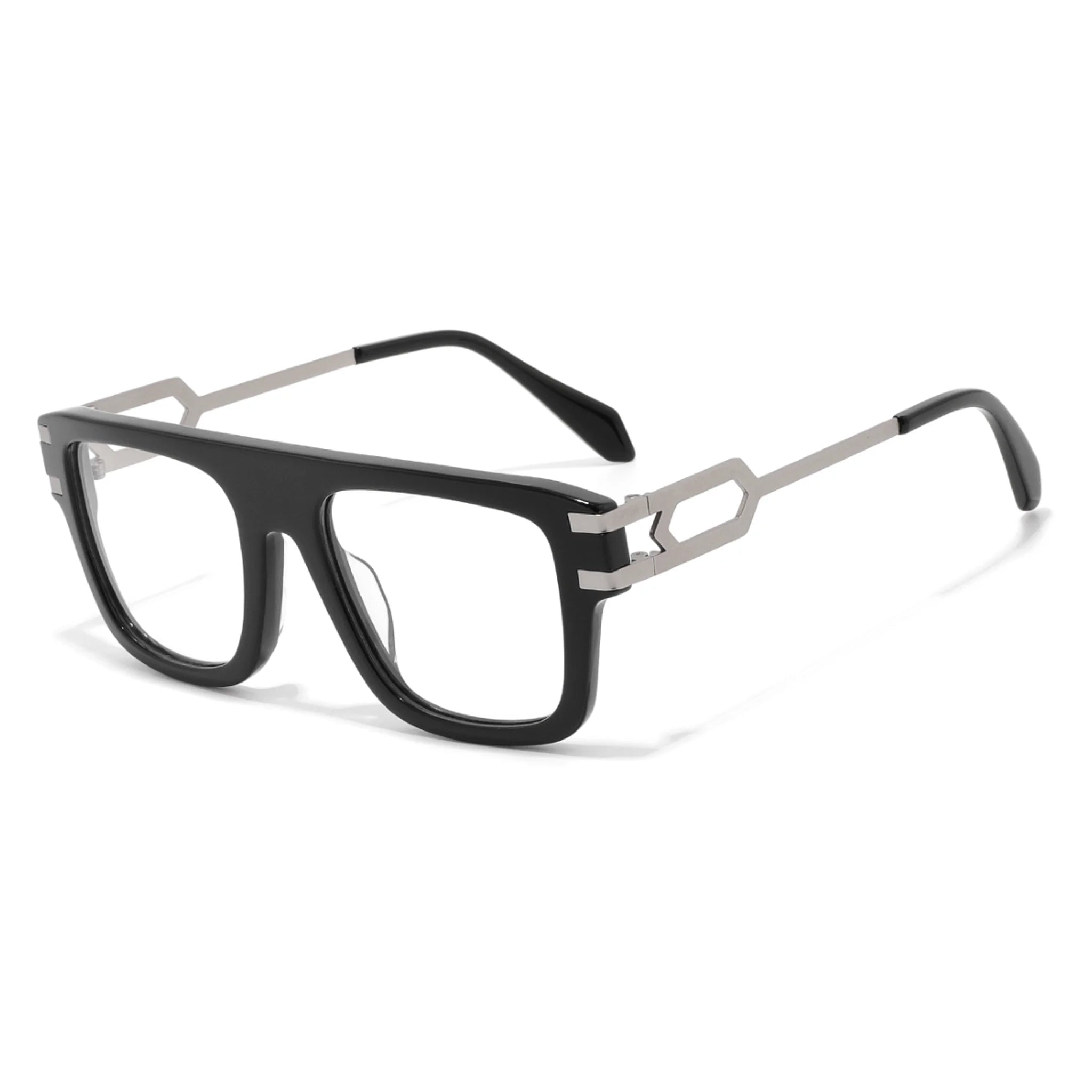 Montura óptica cuadrada de acetato y metal JT-GL6674 - Joyiris Eyewear