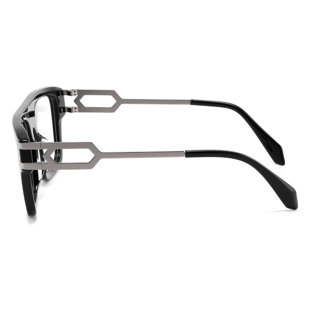 Montura óptica cuadrada de acetato y metal JT-GL6674 - Joyiris Eyewear