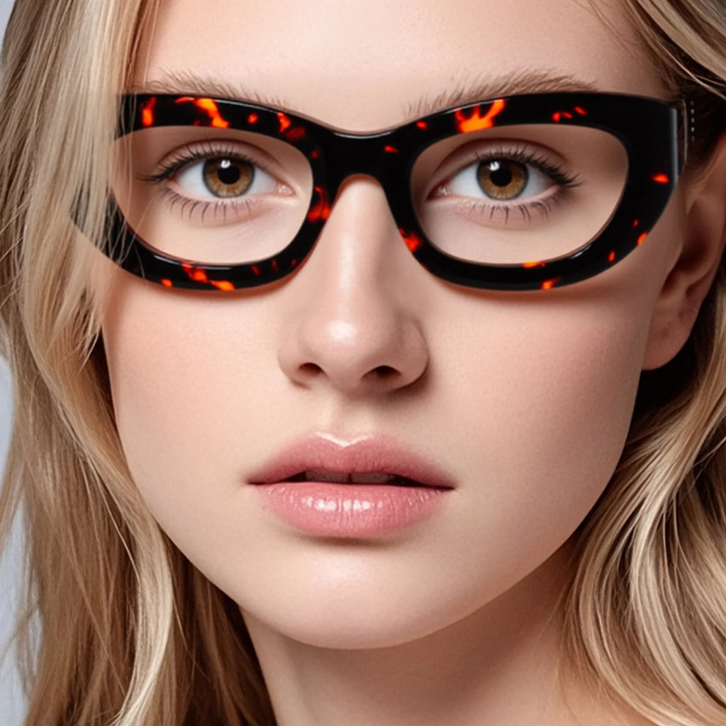 Montura óptica de acetato con forma de ojo de gato JT-GL6701 - Joyiris Eyewear
