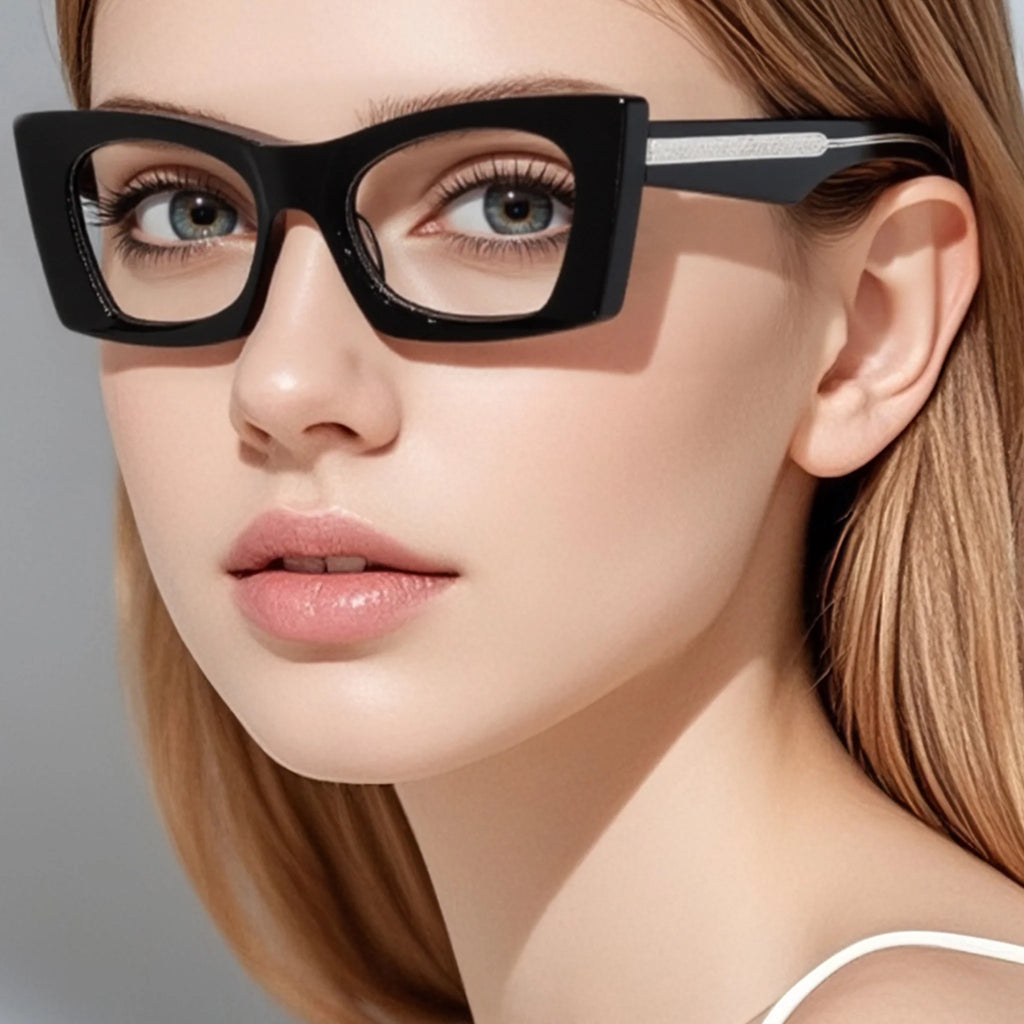 Montura óptica de acetato con forma de ojo de gato JT-GL6702 - Joyiris Eyewear