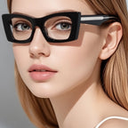 Montura óptica de acetato con forma de ojo de gato JT-GL6702 - Joyiris Eyewear