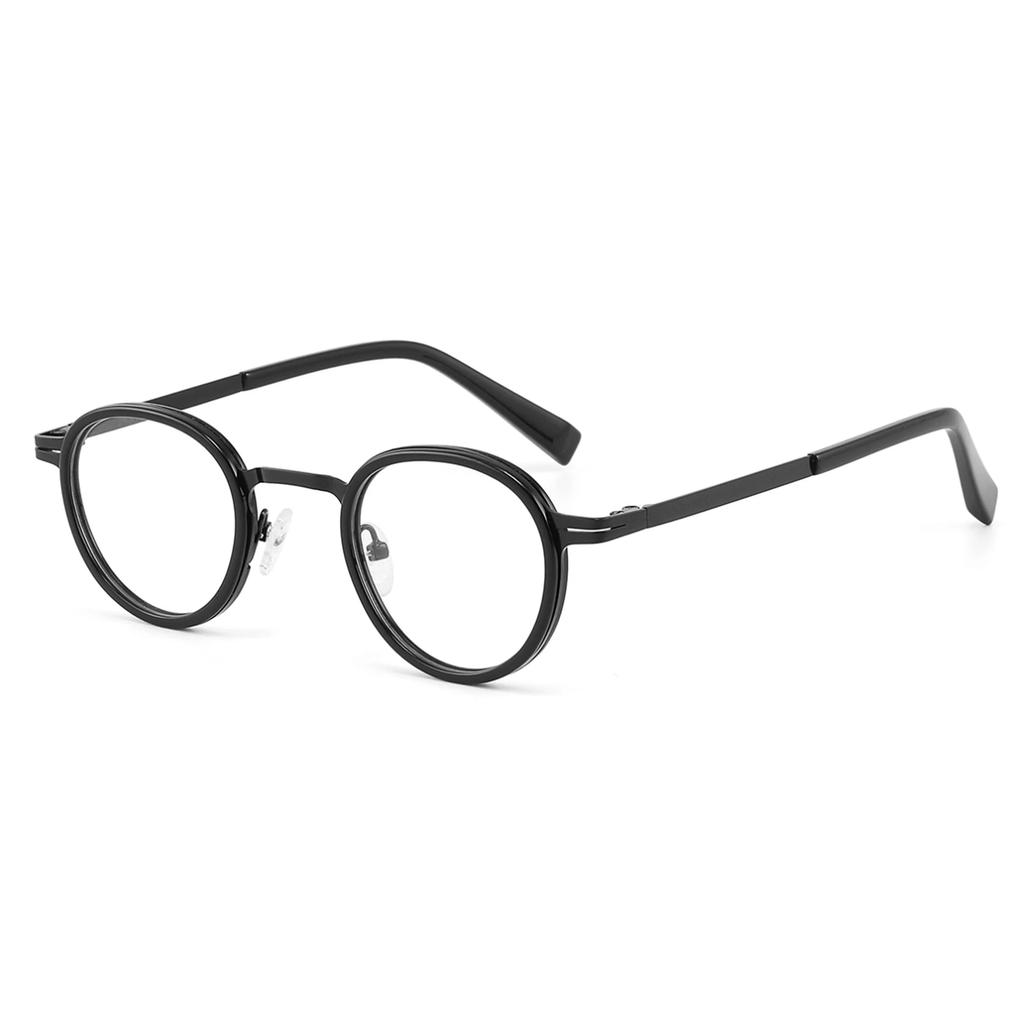 Monturas ópticas redondas de acetato y metal JT-GL8835 - Joyiris Eyewear