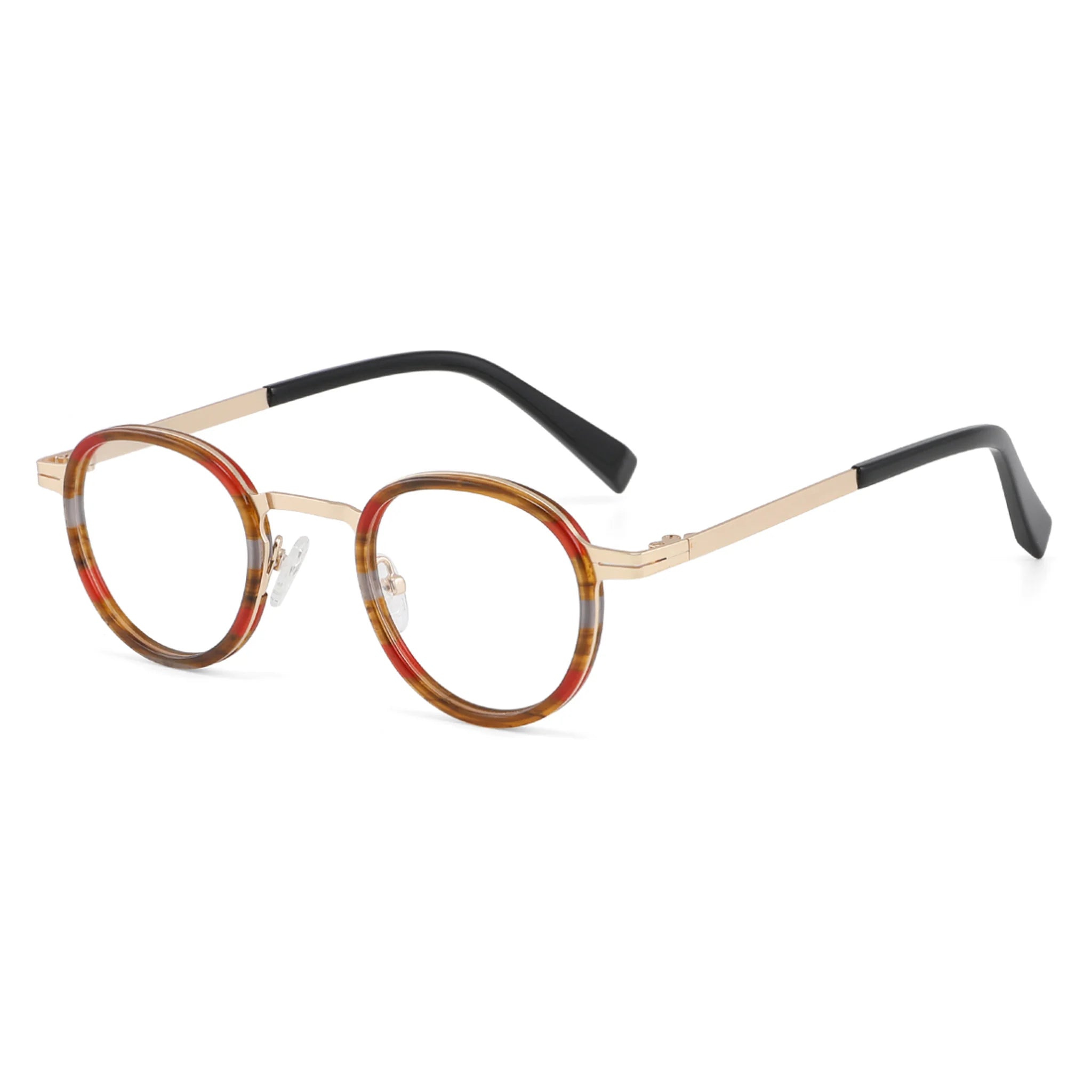 Monturas ópticas redondas de acetato y metal JT-GL8835 - Joyiris Eyewear
