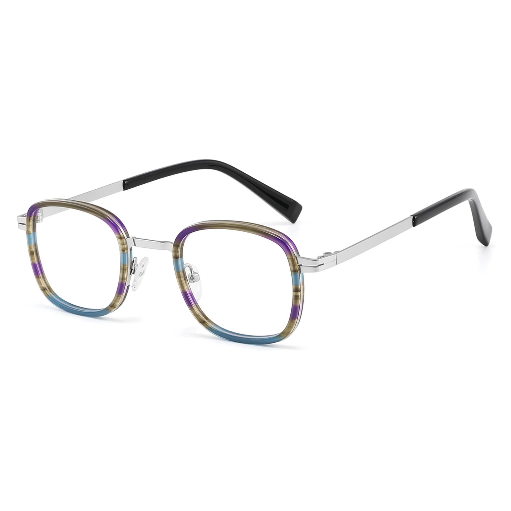 Montura óptica cuadrada de acetato y metal JT-GL8838 - Joyiris Eyewear