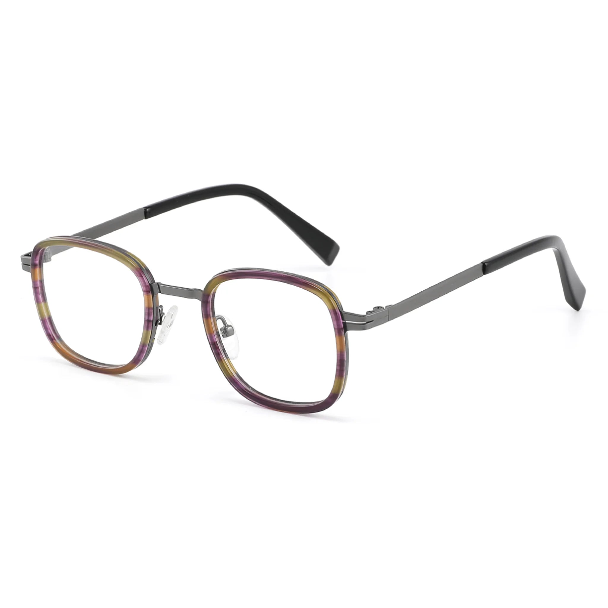 Montura óptica cuadrada de acetato y metal JT-GL8838 - Joyiris Eyewear