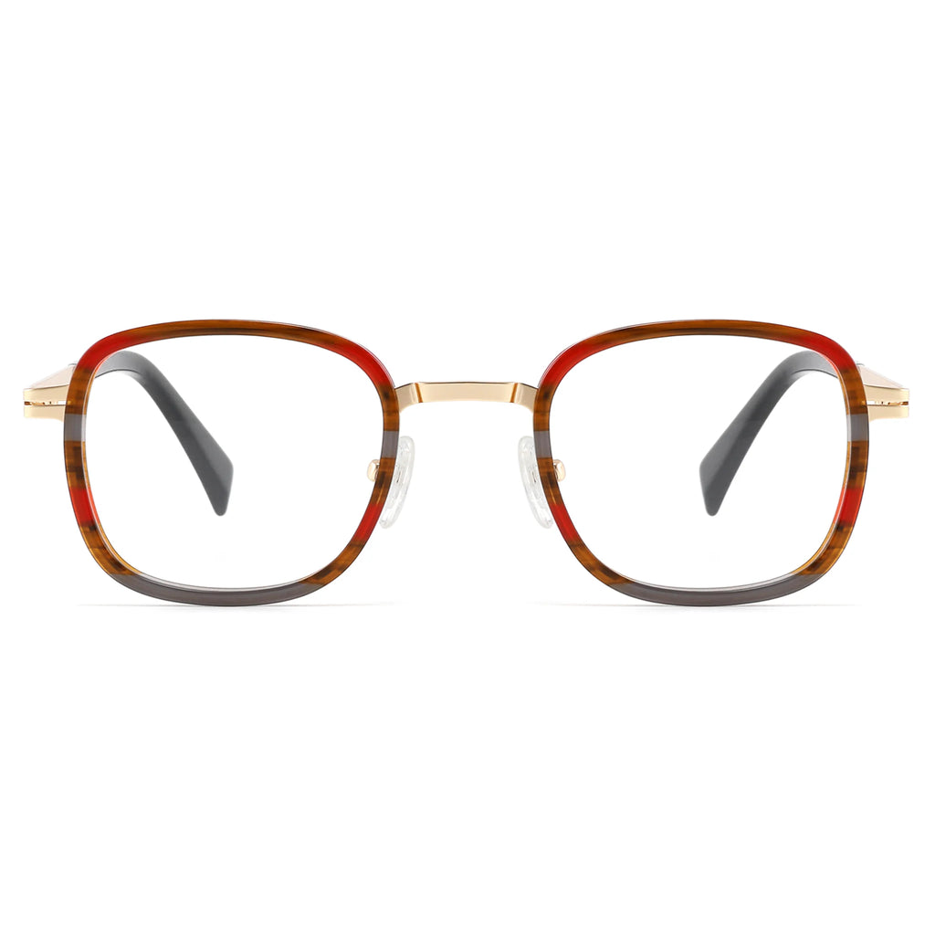 Montura óptica cuadrada de acetato y metal JT-GL8838 - Joyiris Eyewear