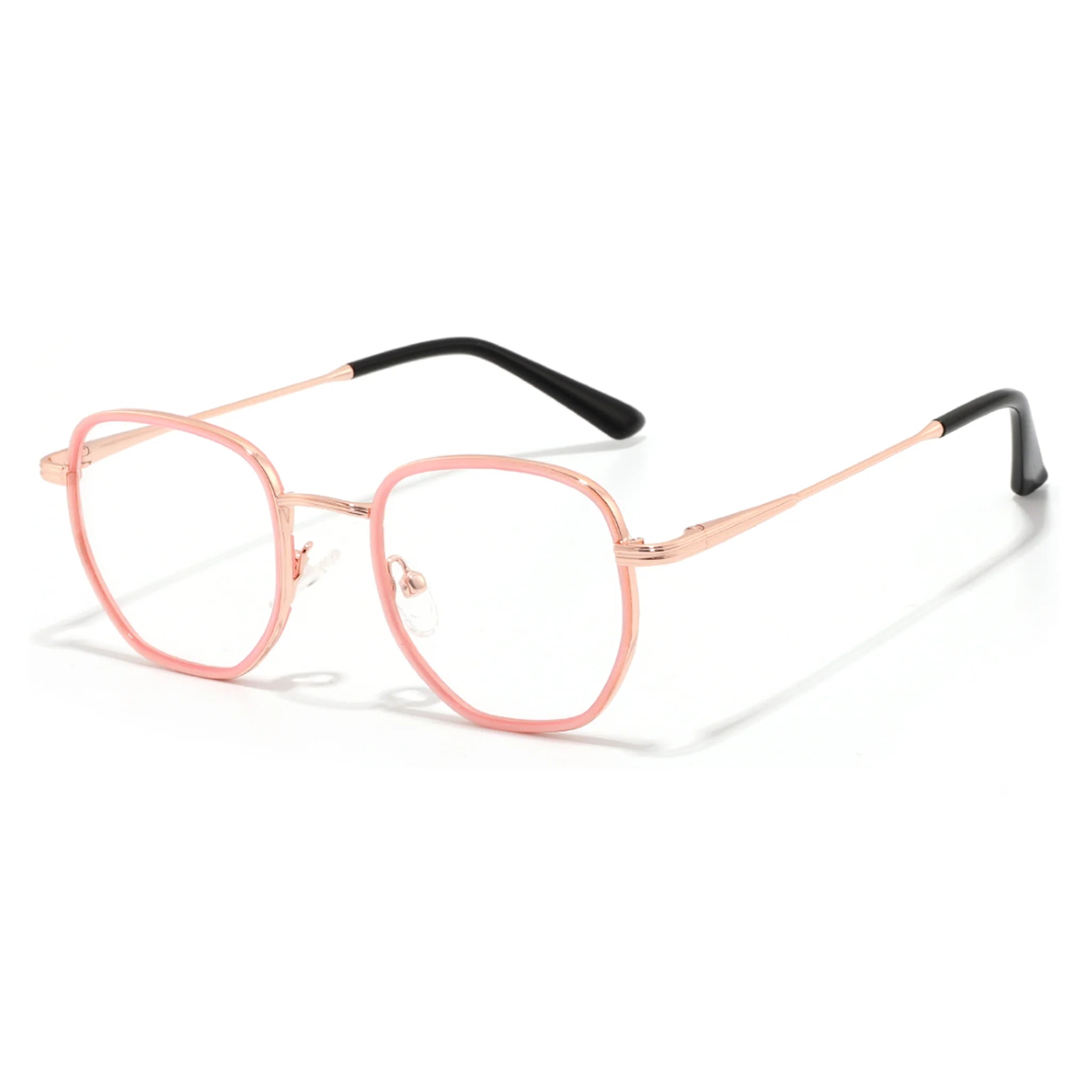 Monturas ópticas geométricas de acetato y metal JT-GL8966 - Joyiris Eyewear