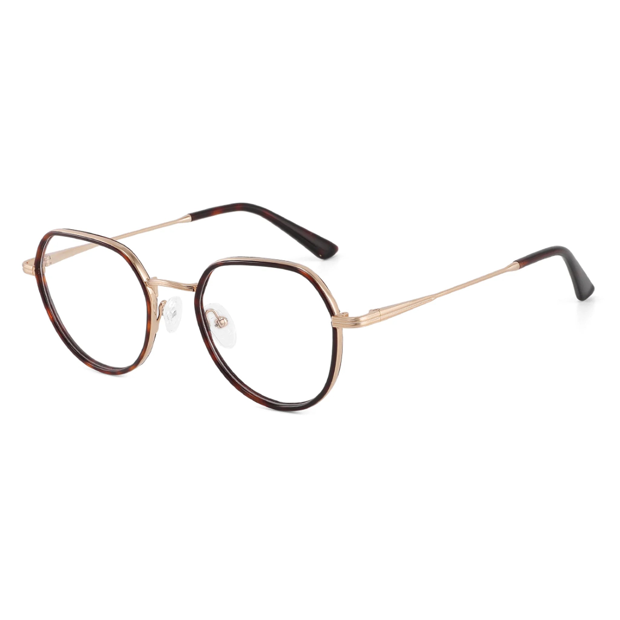 Montura óptica ovalada de acetato y metal JT-GL8967 - Joyiris Eyewear