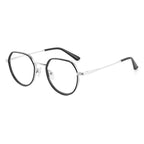 Montura óptica ovalada de acetato y metal JT-GL8967 - Joyiris Eyewear