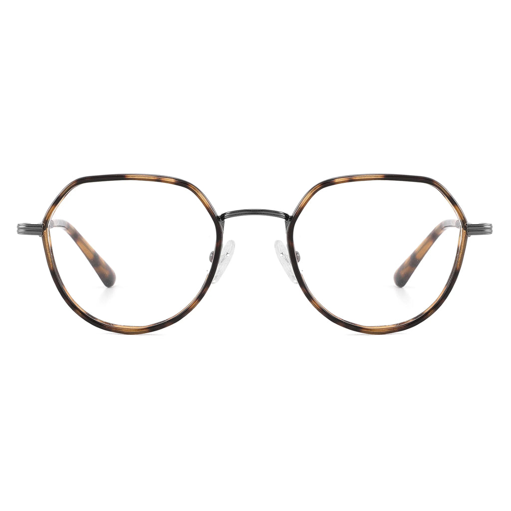 Montura óptica ovalada de acetato y metal JT-GL8967 - Joyiris Eyewear