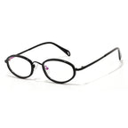 Montura óptica ovalada de acetato y metal JT-GL9049 - Joyiris Eyewear