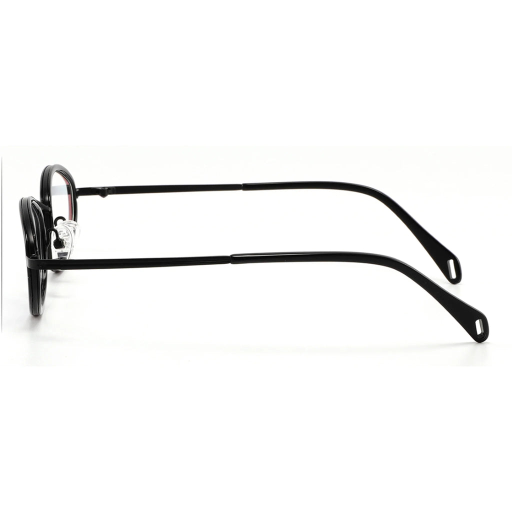 Montura óptica ovalada de acetato y metal JT-GL9049 - Joyiris Eyewear