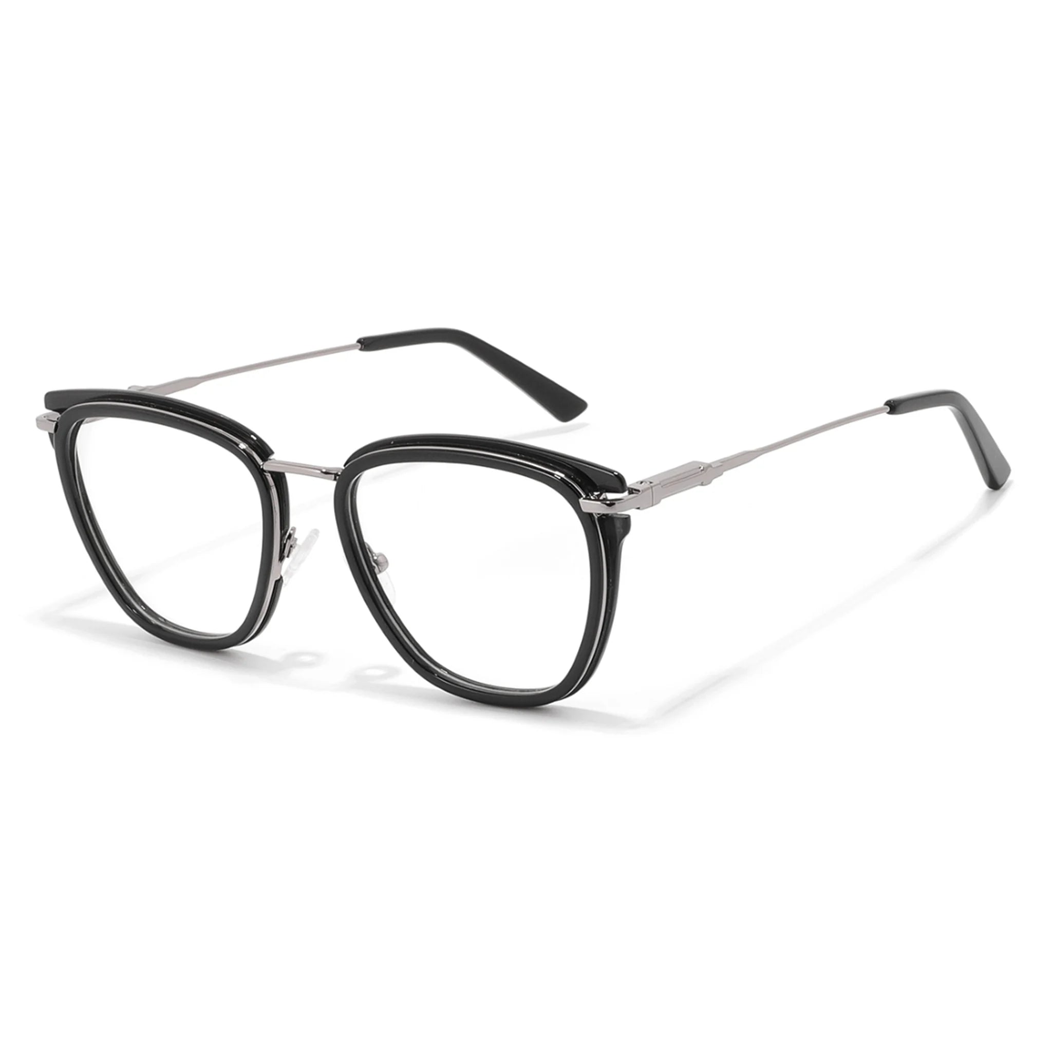 Montura óptica ovalada de acetato y metal JT-GL9237 - Joyiris Eyewear