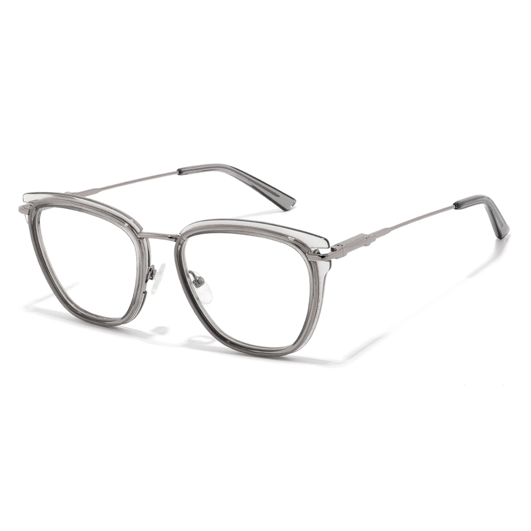 Montura óptica ovalada de acetato y metal JT-GL9237 - Joyiris Eyewear