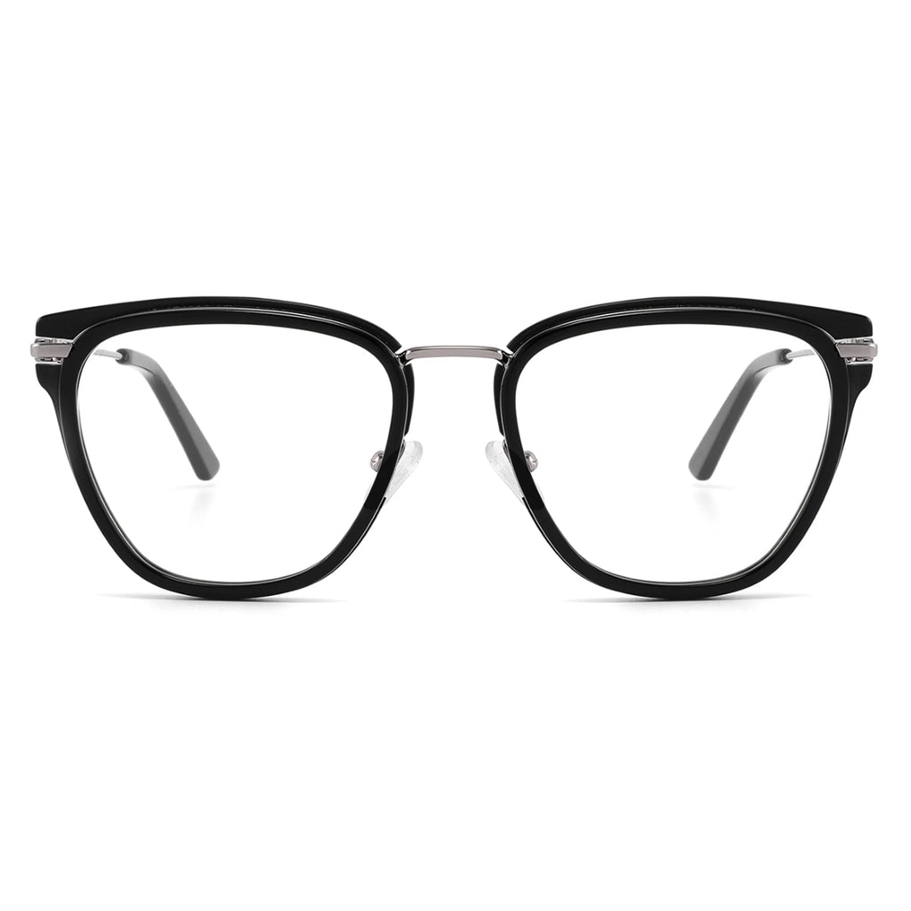Montura óptica ovalada de acetato y metal JT-GL9237 - Joyiris Eyewear