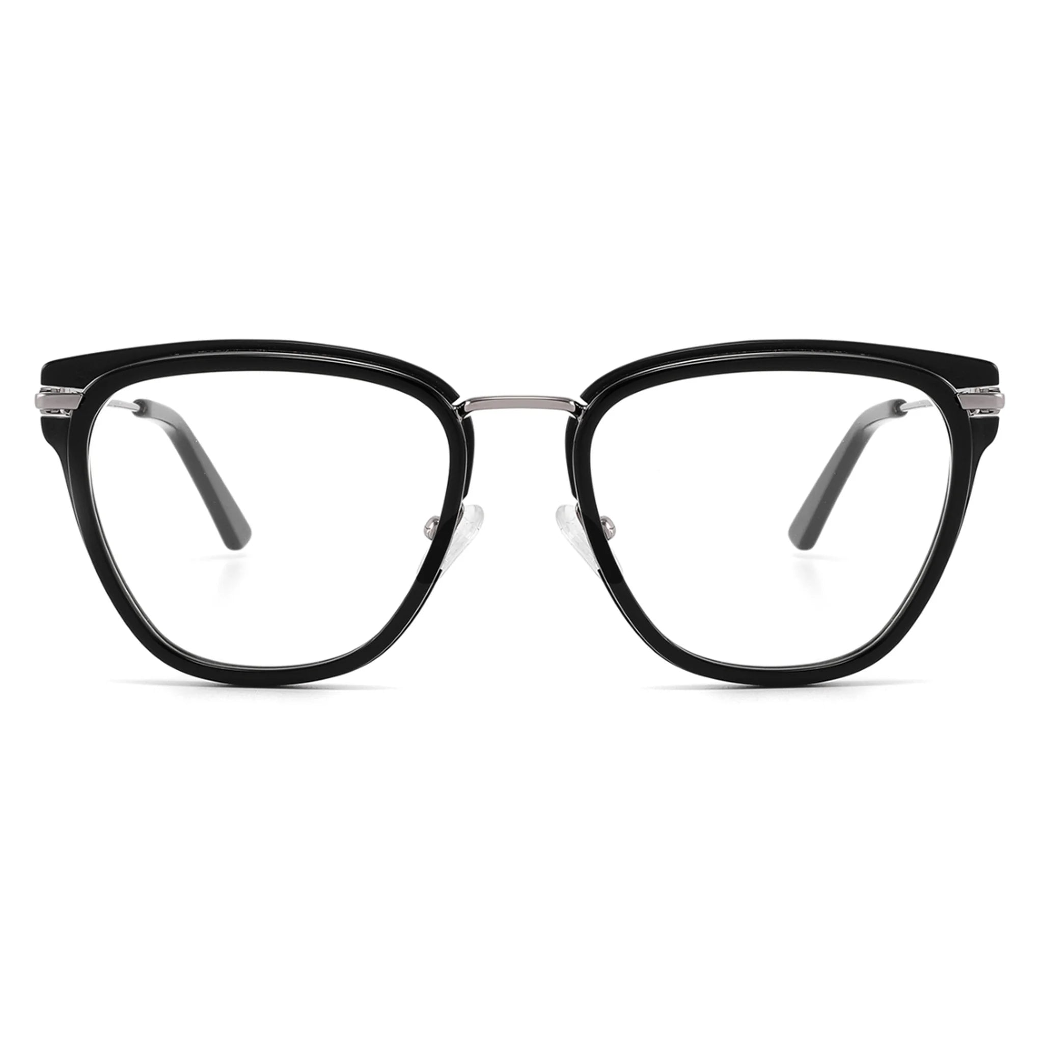 Montura óptica ovalada de acetato y metal JT-GL9237 - Joyiris Eyewear