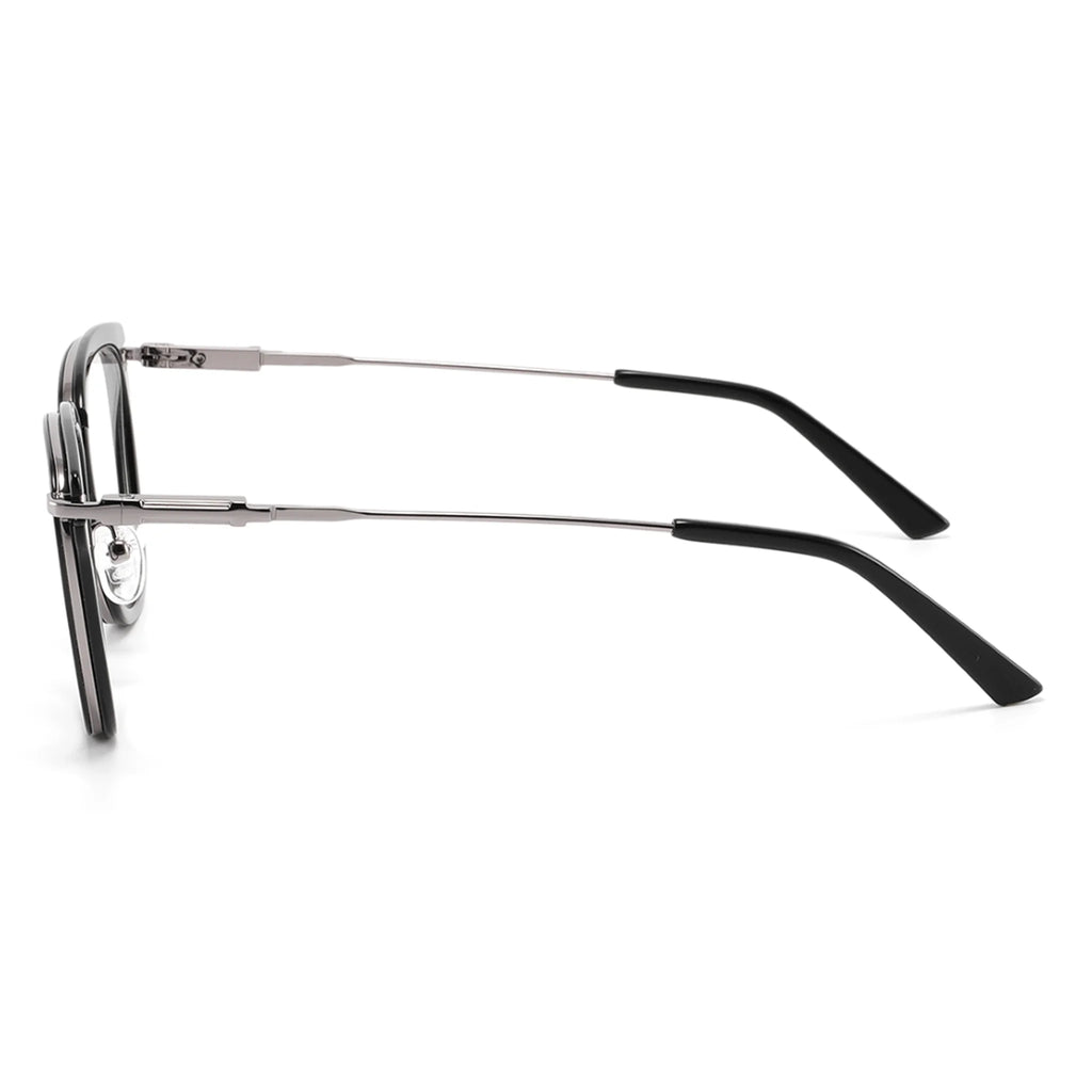 Montura óptica ovalada de acetato y metal JT-GL9237 - Joyiris Eyewear