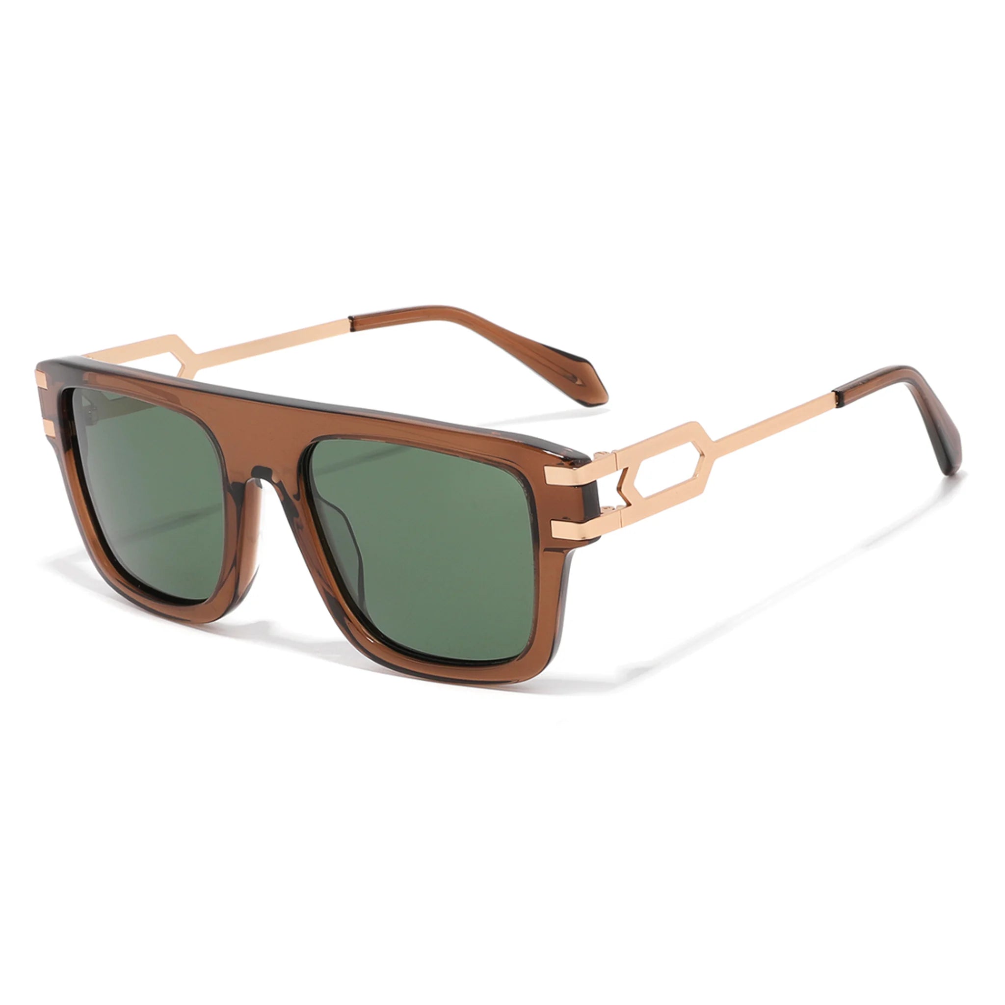 Gafas de sol cuadradas de acetato y metal JT-GLT6674 - Joyiris Eyewear