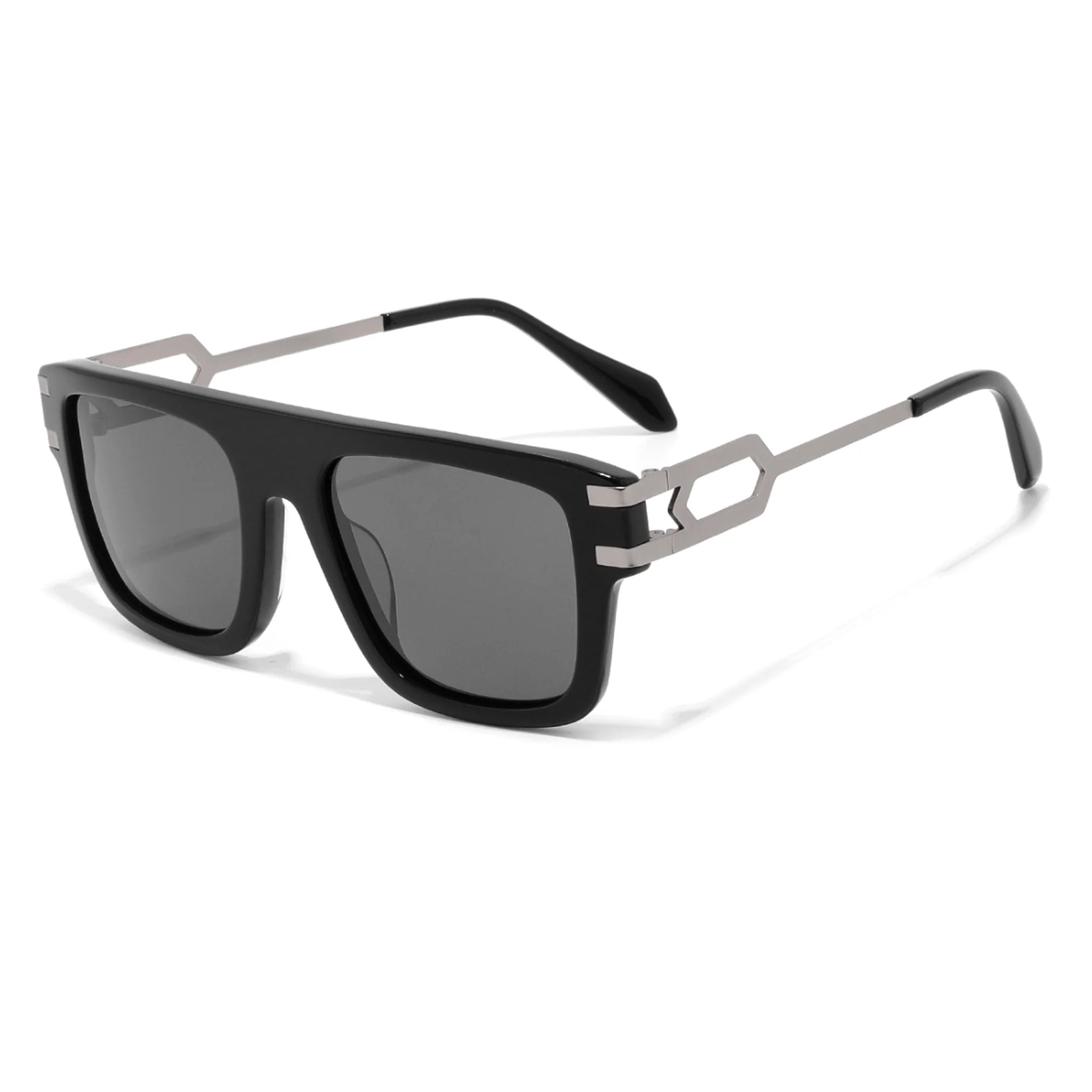 Gafas de sol cuadradas de acetato y metal JT-GLT6674 - Joyiris Eyewear
