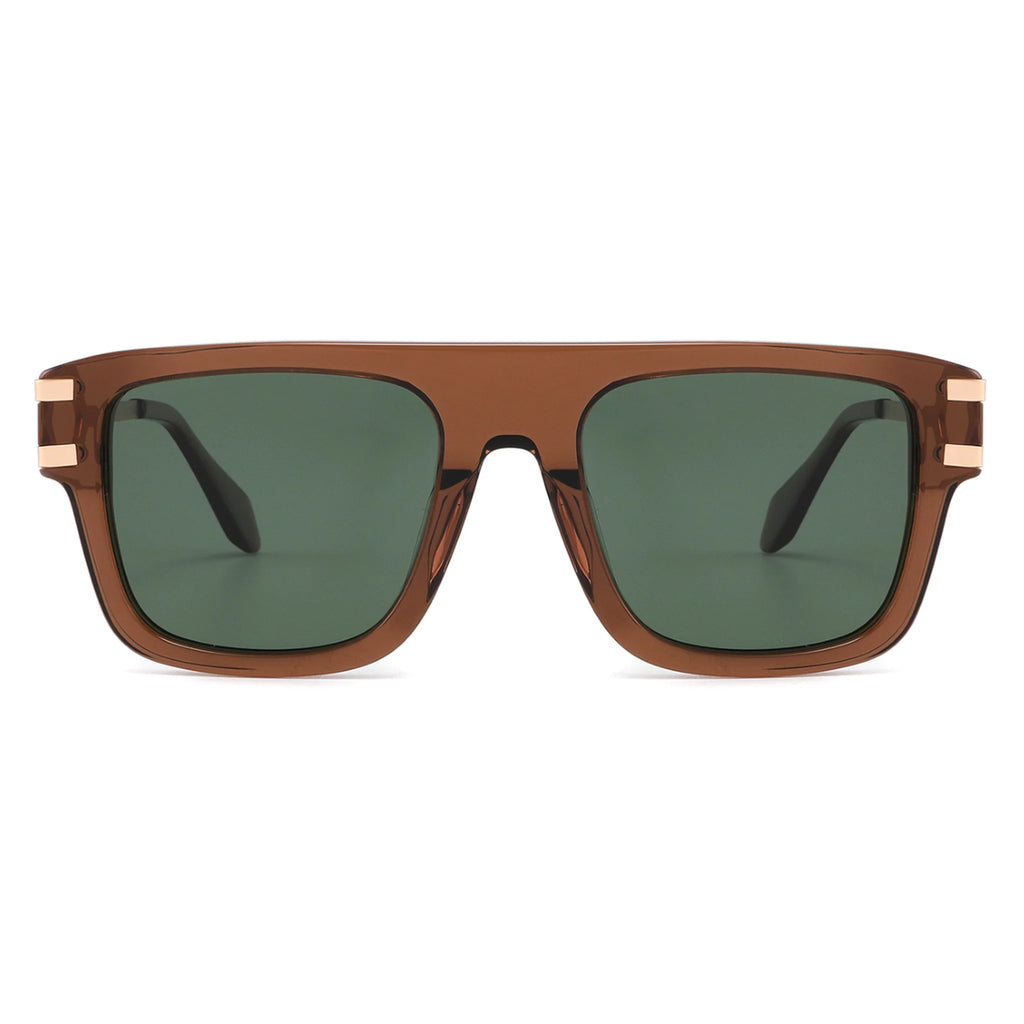 Gafas de sol cuadradas de acetato y metal JT-GLT6674 - Joyiris Eyewear