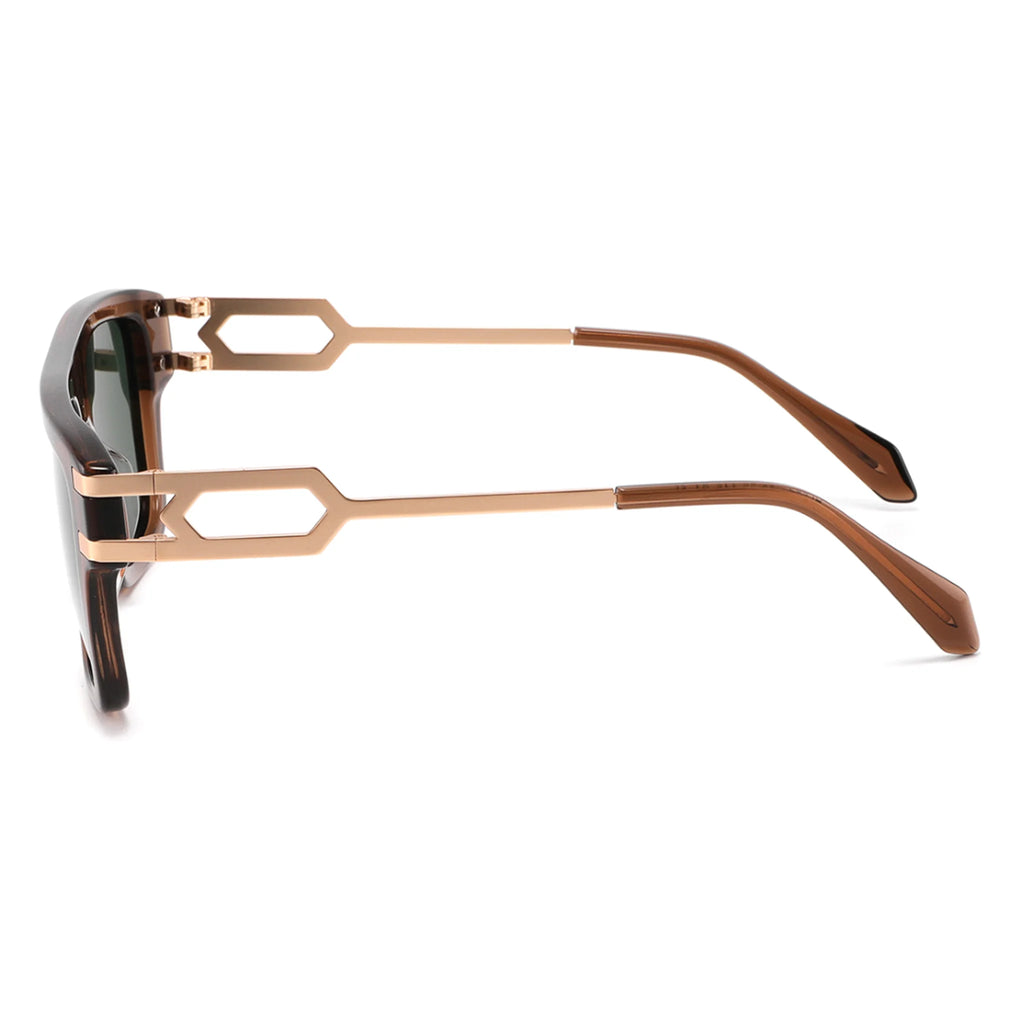 Gafas de sol cuadradas de acetato y metal JT-GLT6674 - Joyiris Eyewear
