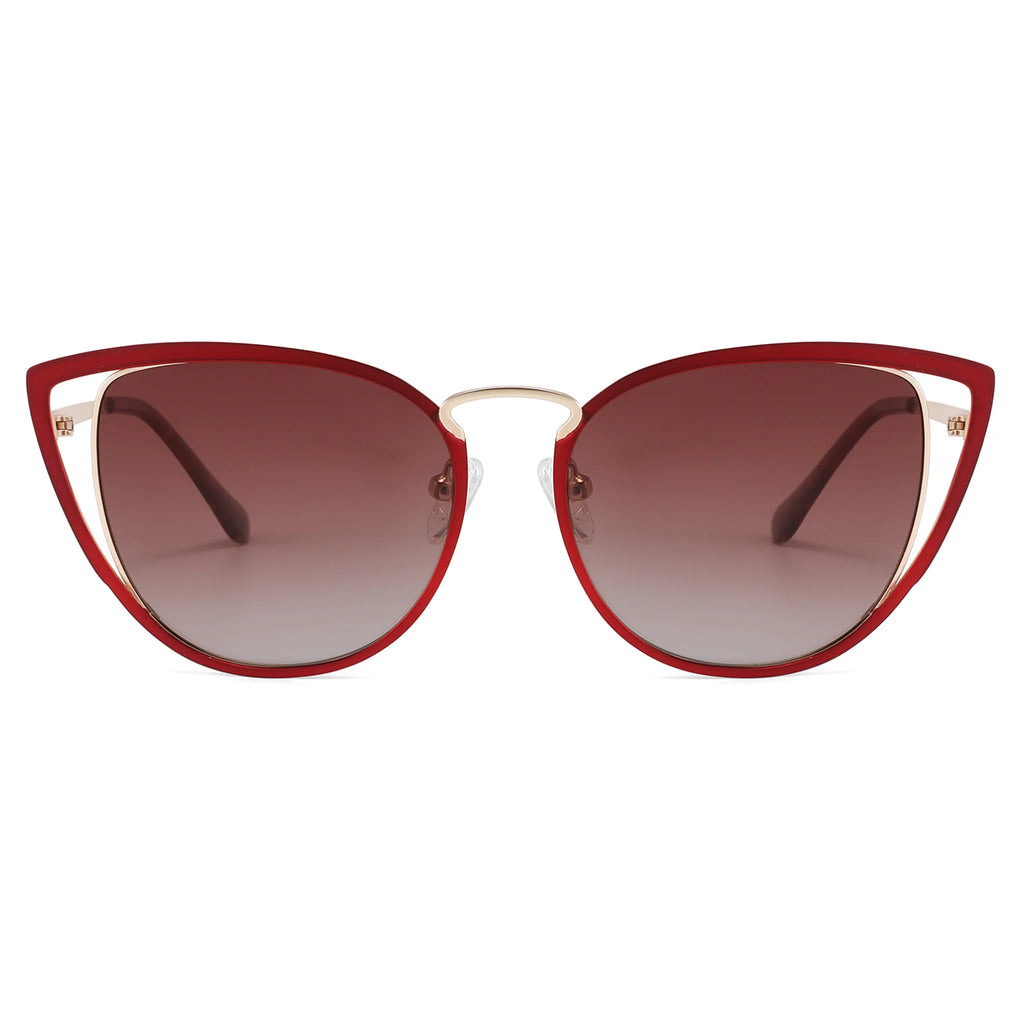 Gafas de sol metálicas estilo ojo de gato JT-GLT8104 - Joyiris Eyewear