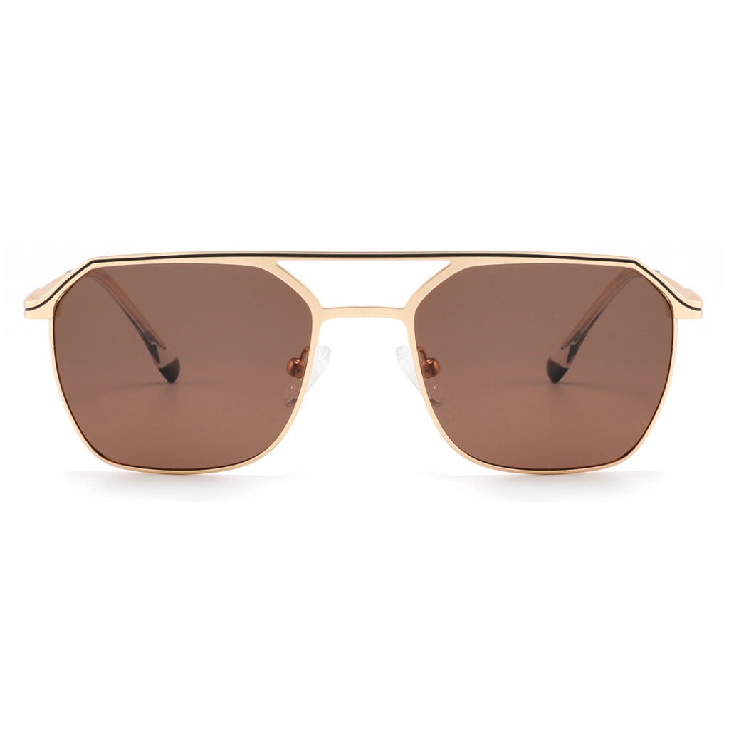 Gafas de sol geométricas de metal JT-GLT8603 - Joyiris Eyewear