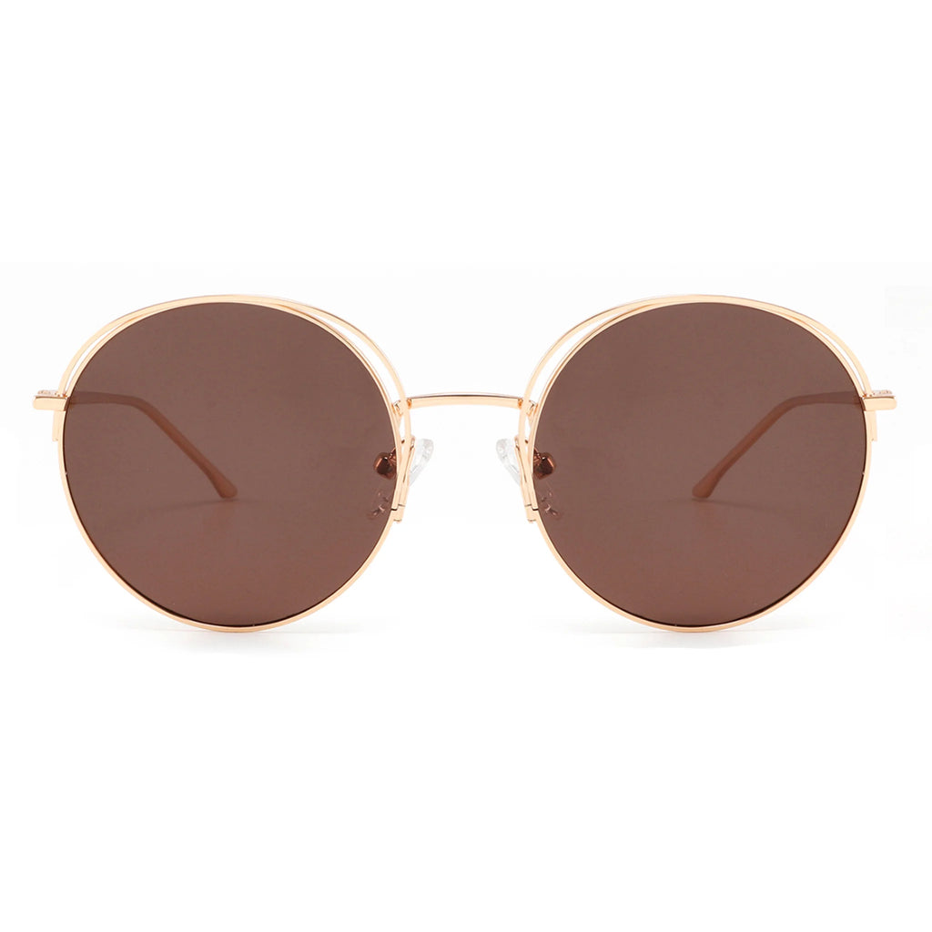 Gafas de sol ovaladas de metal JT-GLT8616 - Joyiris Eyewear