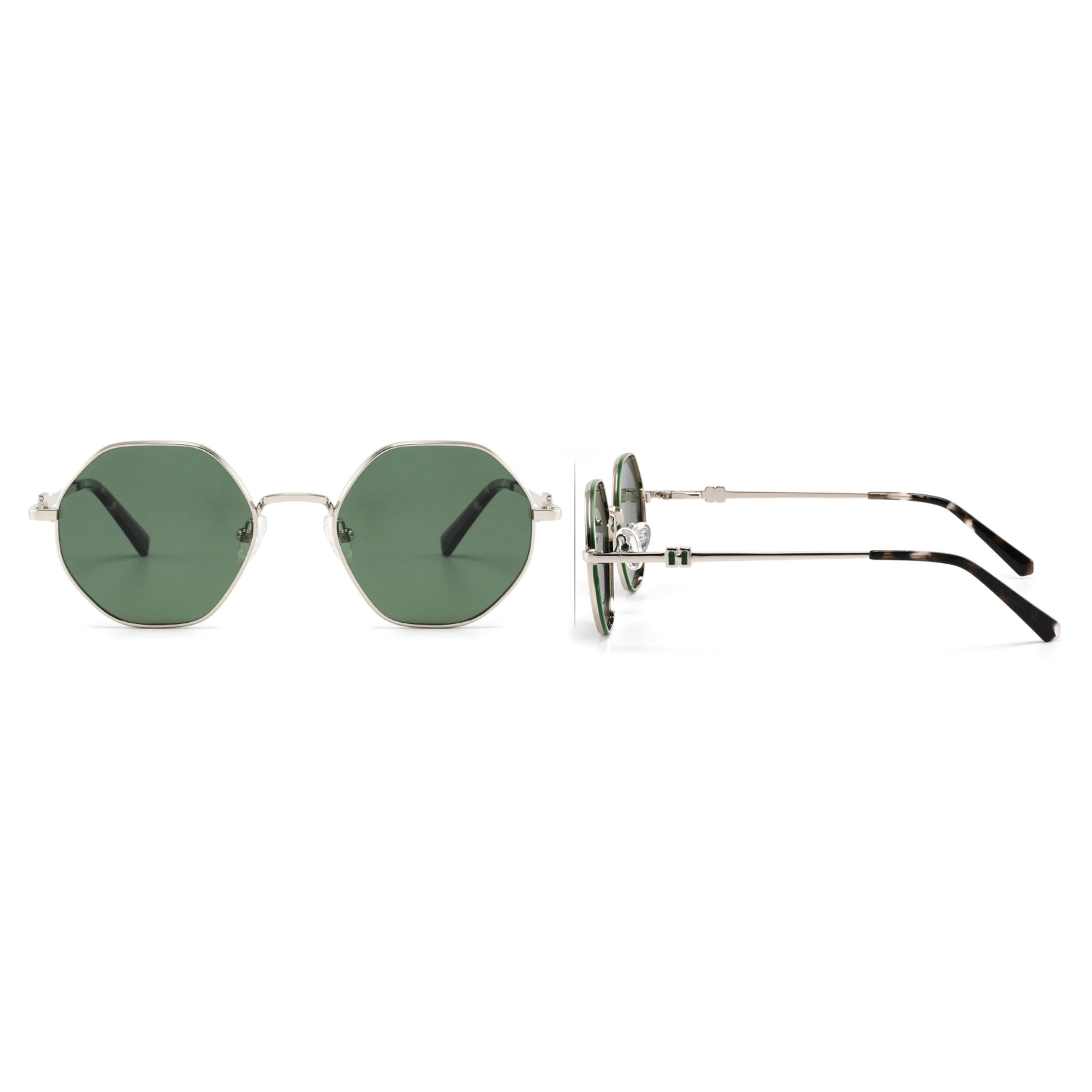 Gafas de sol geométricas de metal JT-GLT8622 - Joyiris Eyewear