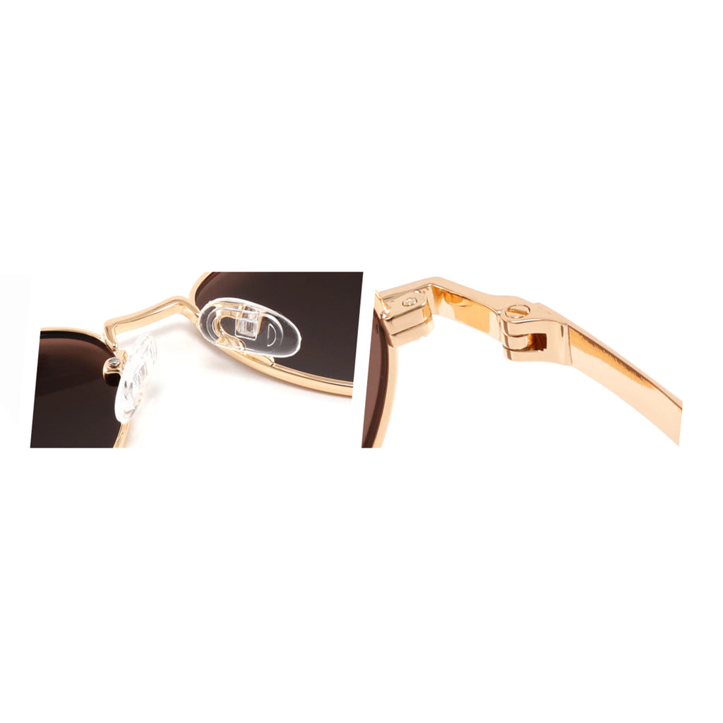 Gafas de sol geométricas de metal JT-GLT8625 - Joyiris Eyewear