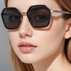 Gafas de sol cuadradas de acetato y metal JT-GLT8629 - Joyiris Eyewear