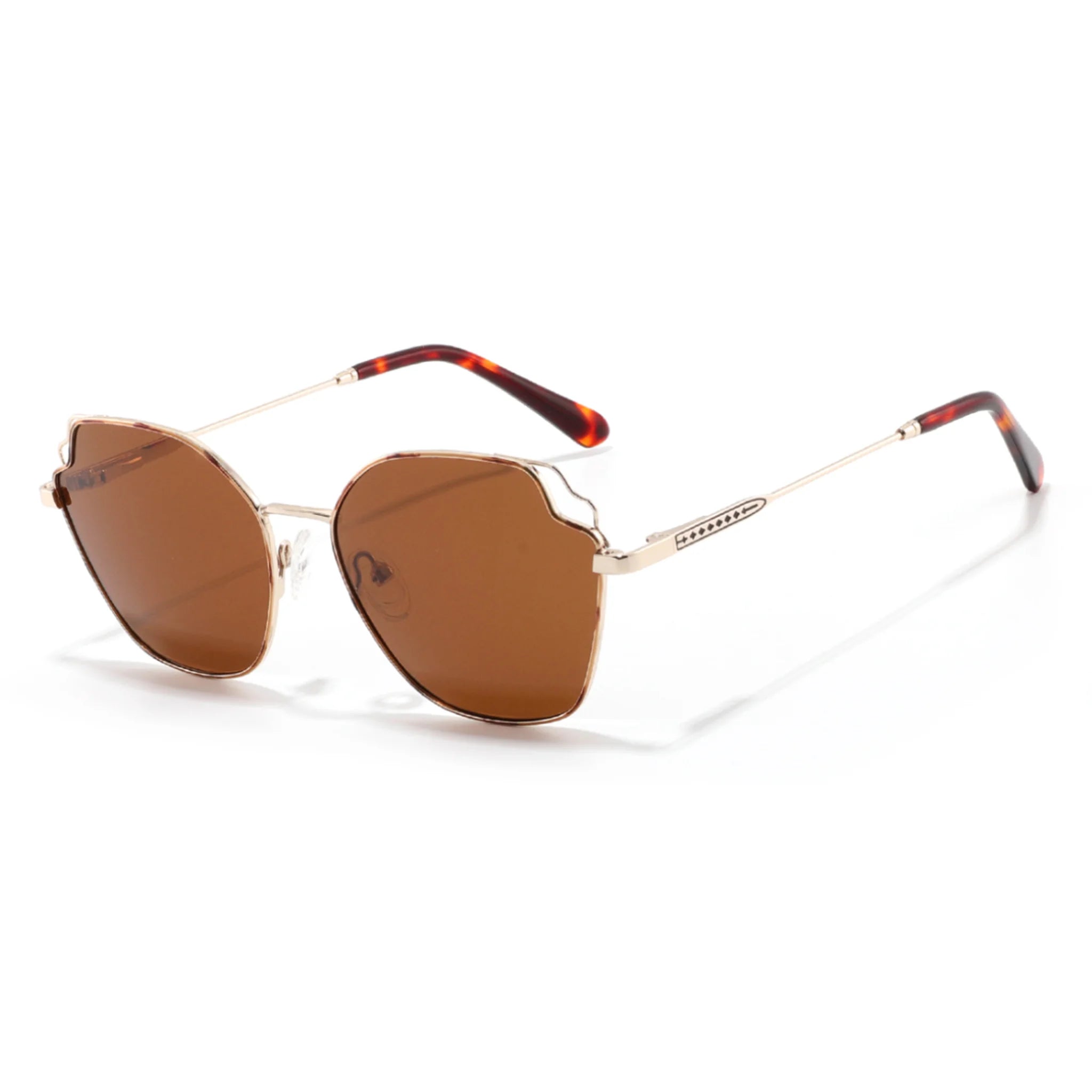 Gafas de sol geométricas de metal JT-GLT8751 - Joyiris Eyewear