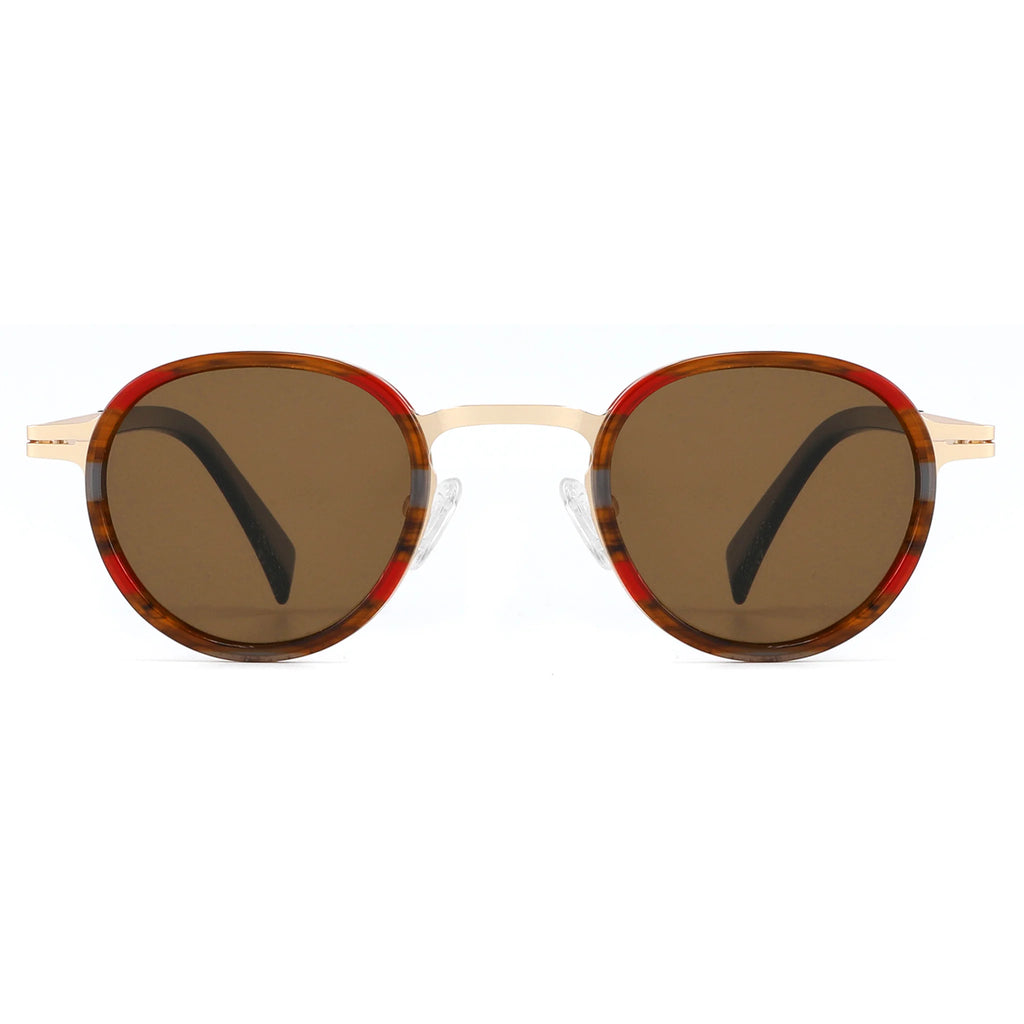 Gafas de sol ovaladas de acetato y metal JT-GLT8835 - Joyiris Eyewear