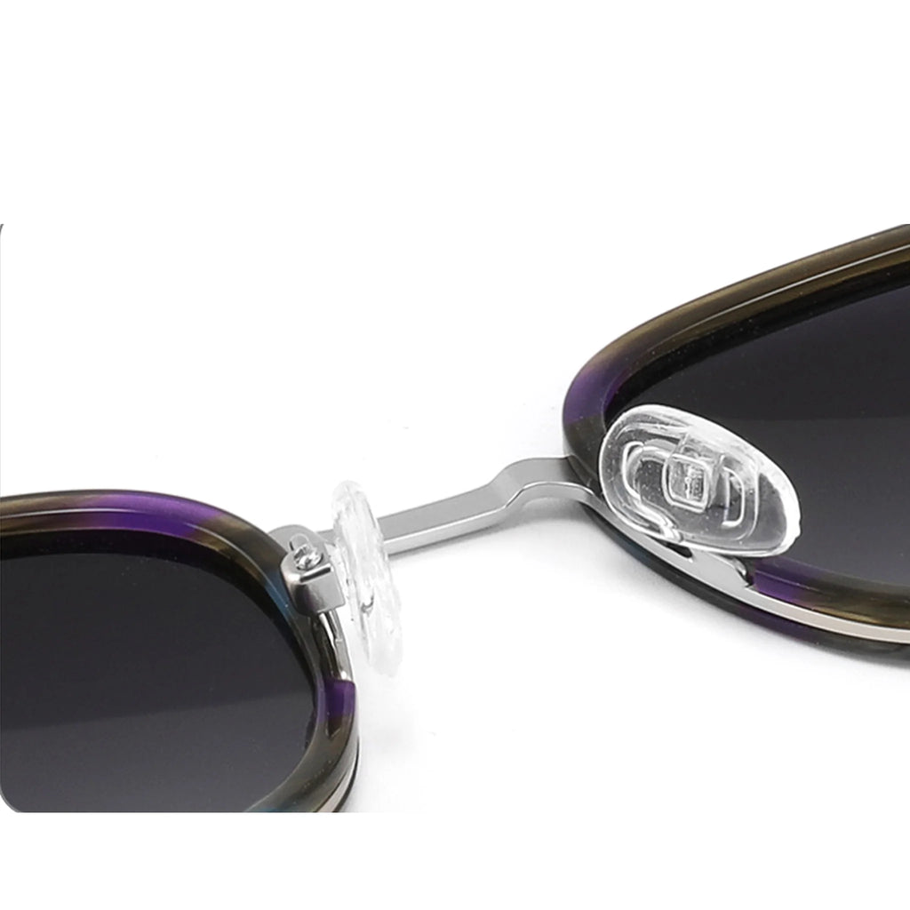 Gafas de sol cuadradas de acetato y metal JT-GLT8838 - Joyiris Eyewear
