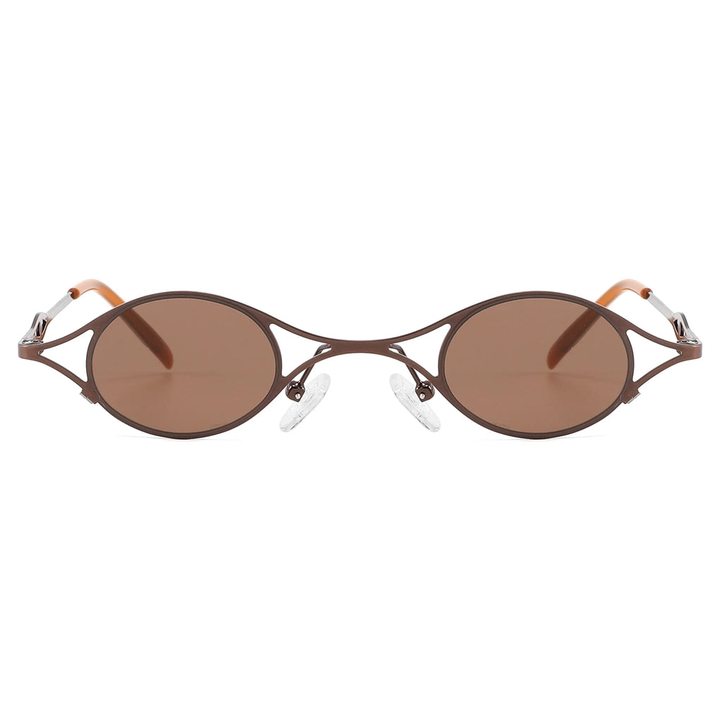 Gafas de sol ovaladas de metal JT-GLT8943 - Joyiris Eyewear