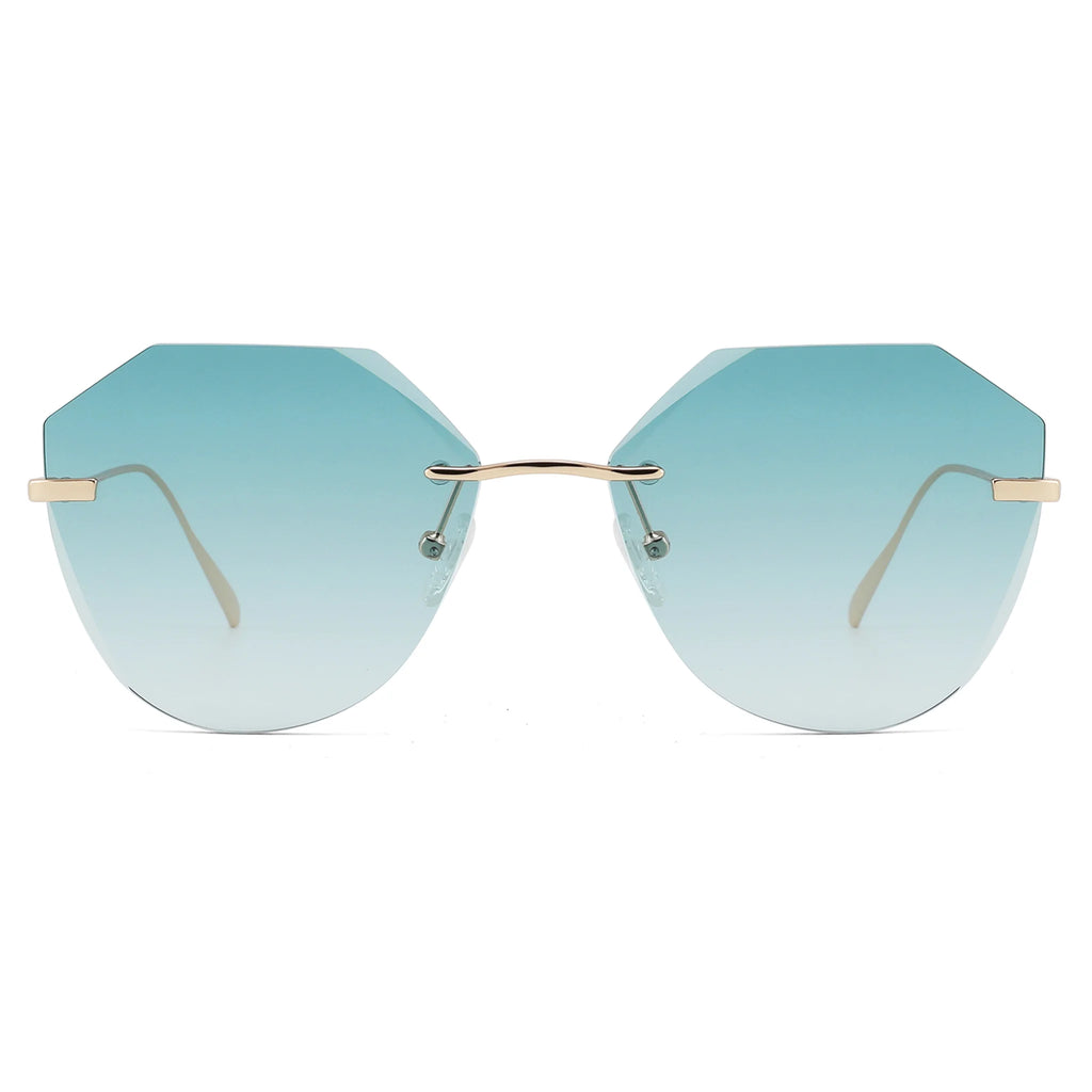 Gafas de sol geométricas de metal JT-GLT9008 - Joyiris Eyewear