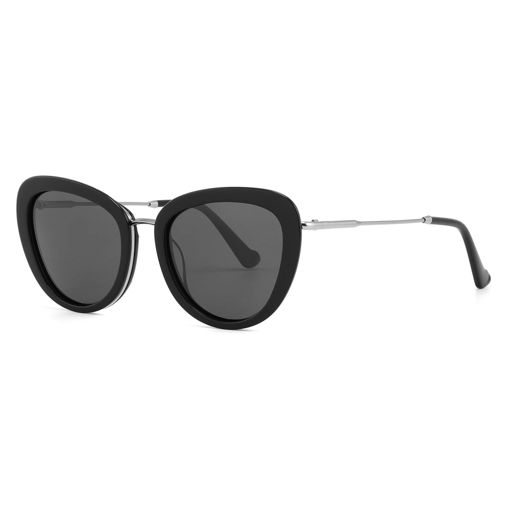 Gafas de sol estilo ojo de gato de acetato y metal JT-GLT9089 - Joyiris Eyewear