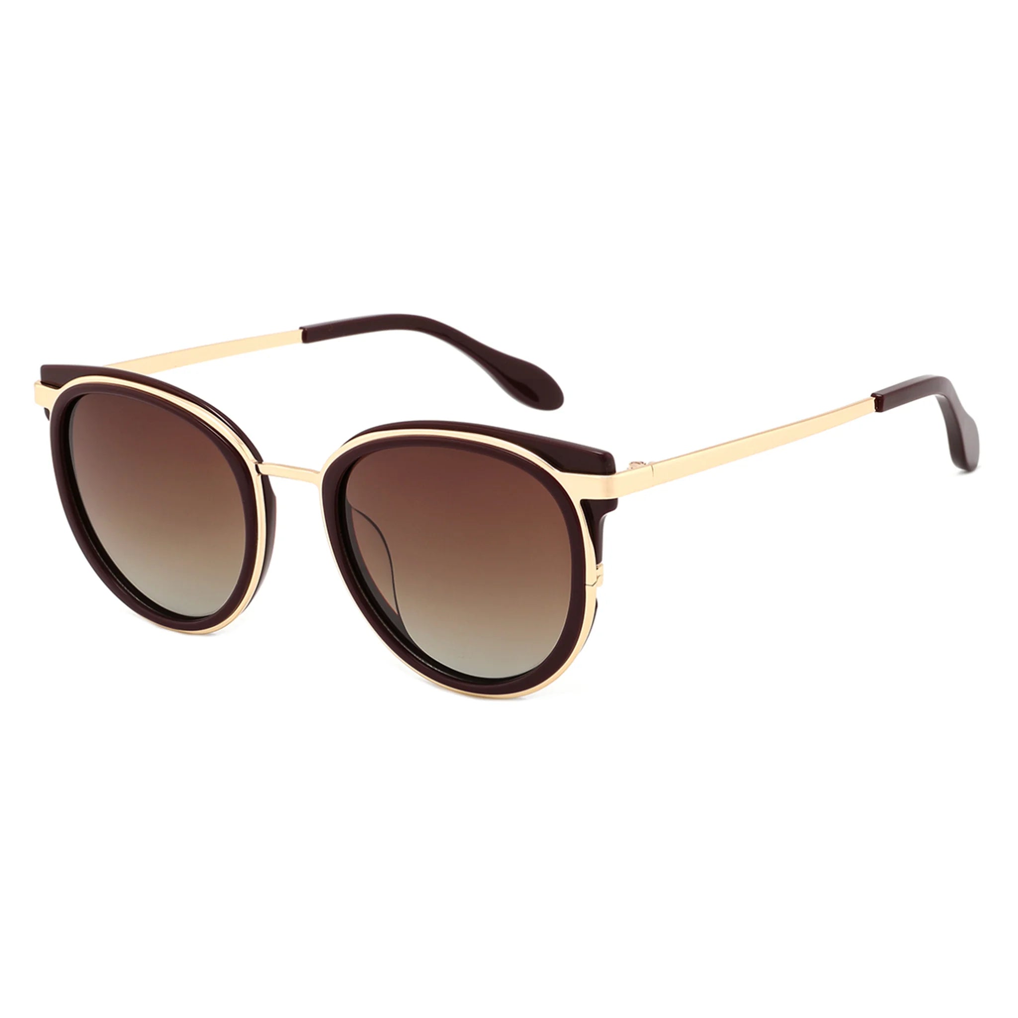 Gafas de sol estilo ojo de gato de acetato y metal JT-GLT9095 - Joyiris Eyewear