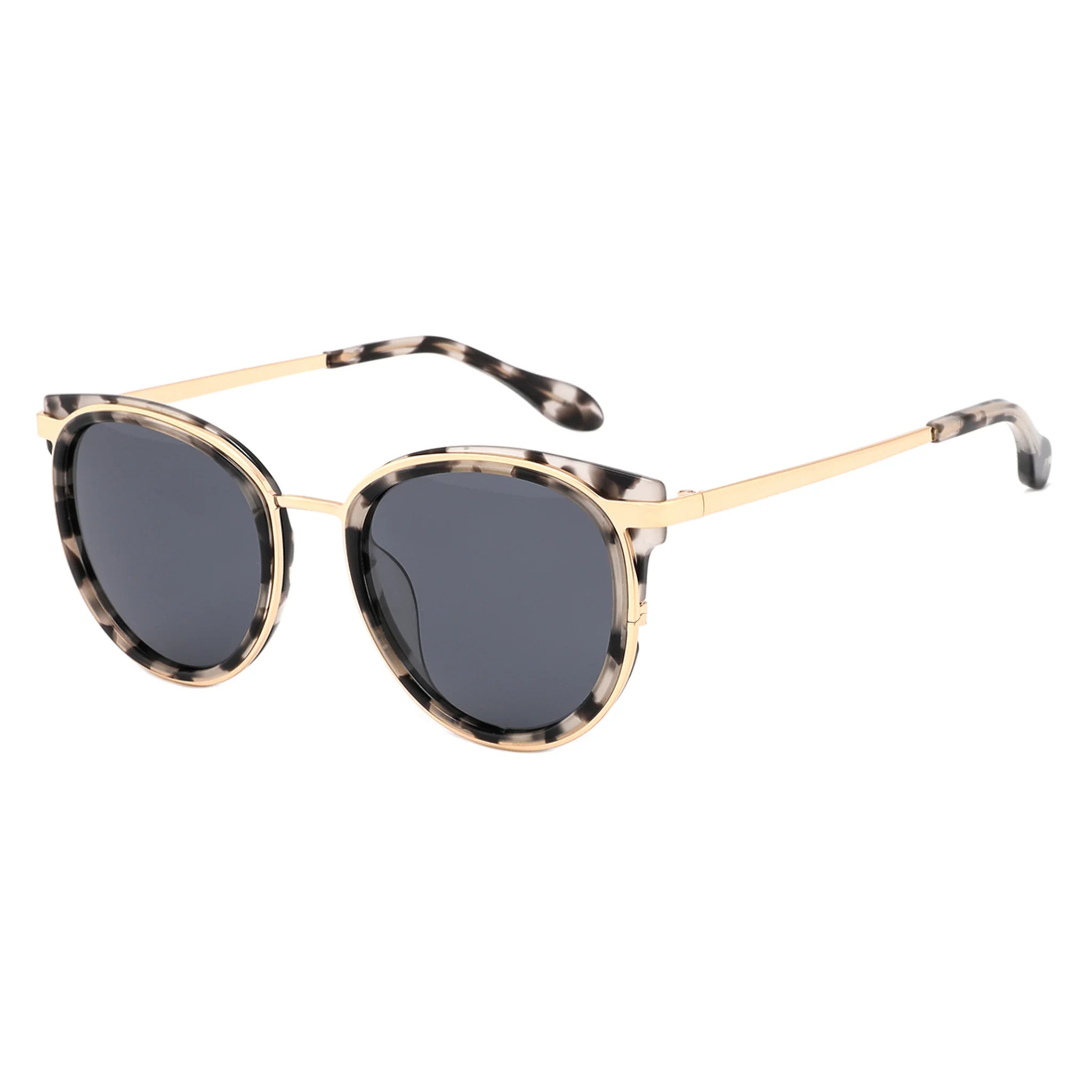 Gafas de sol estilo ojo de gato de acetato y metal JT-GLT9095 - Joyiris Eyewear