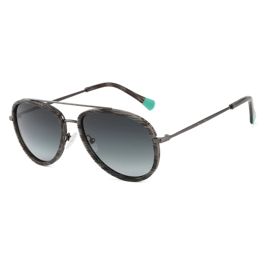 Gafas de sol ovaladas de acetato y metal JT-GLT9097 - Joyiris Eyewear