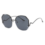 Gafas de sol geométricas de metal JT-GLT9111 - Joyiris Eyewear